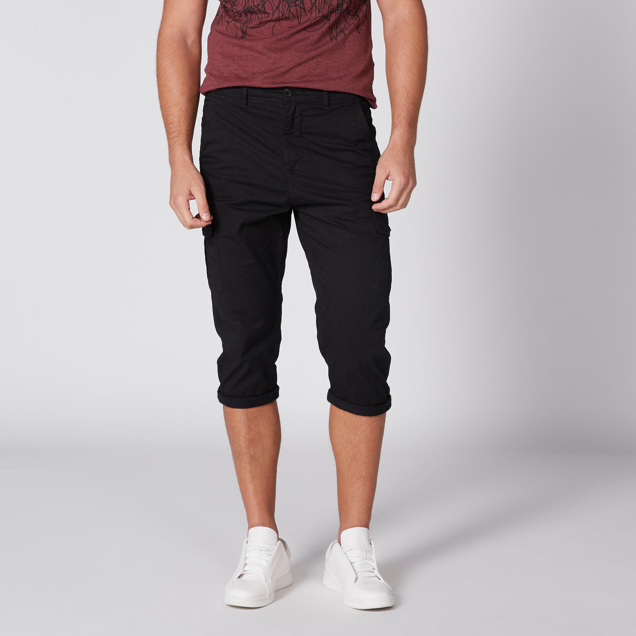 شورت كارجو بزر إغلاق وجيوب-men-clothing-bottoms-shorts-image-1