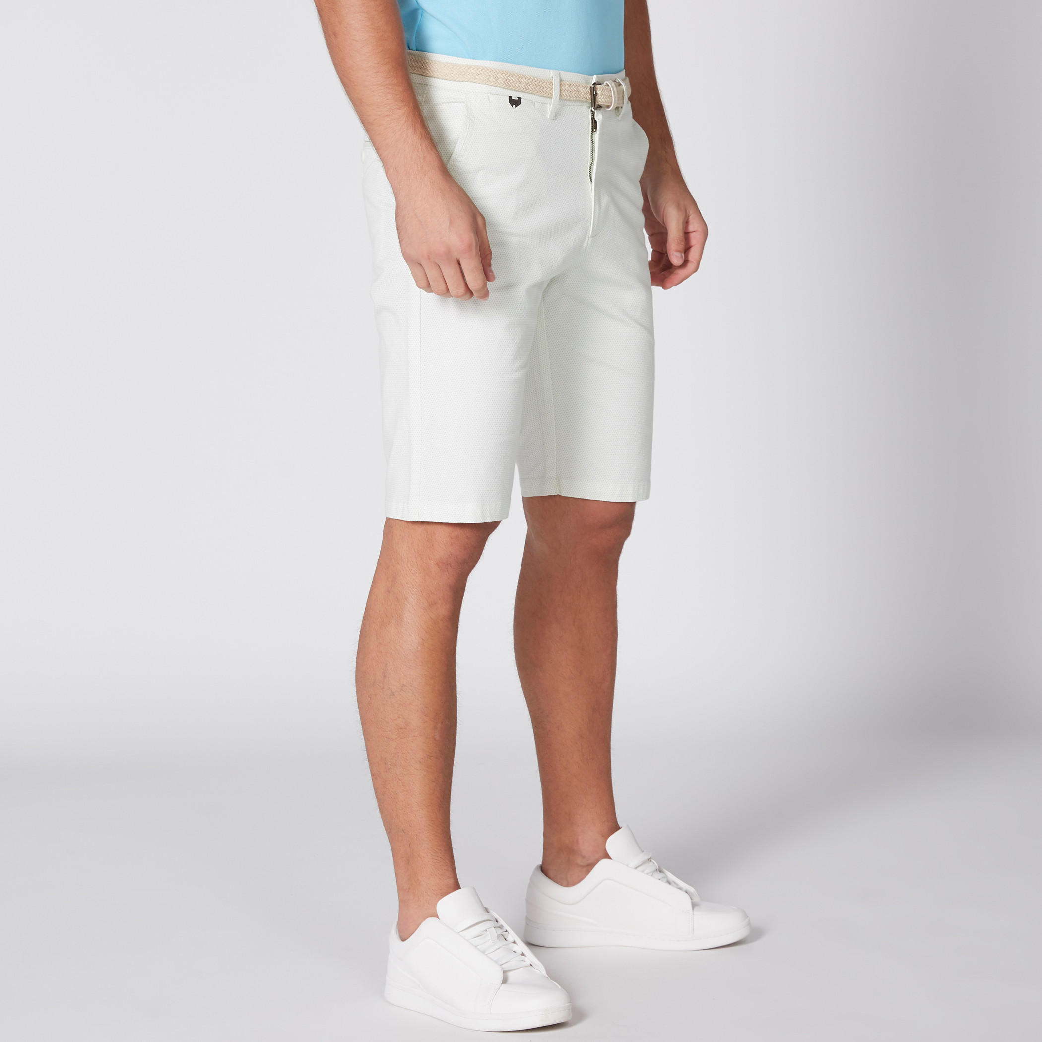 شورت بارز الملمس بزر إغلاق وجيوب-men-clothing-bottoms-shorts-image-4