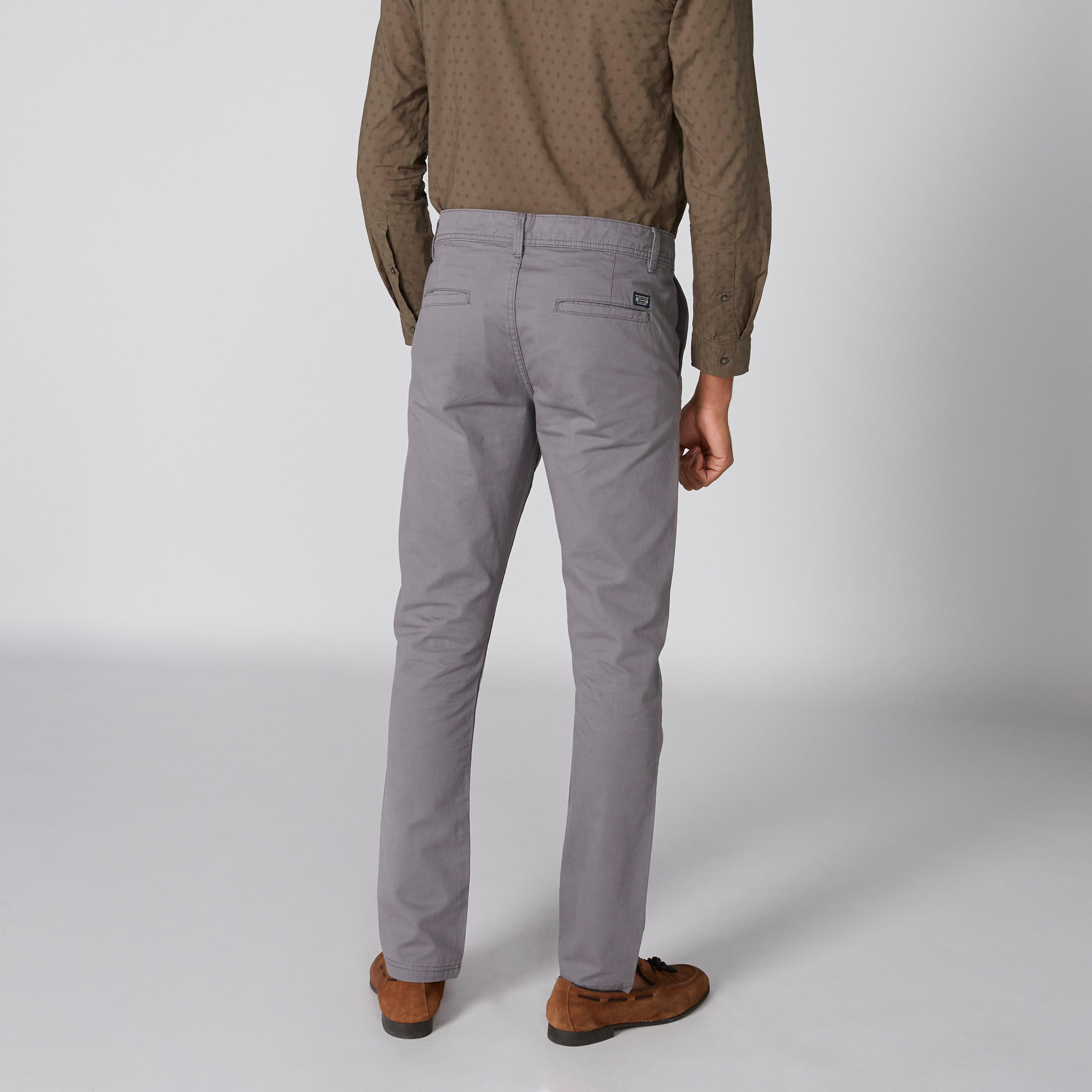 بنطال شينو طويل بزر إغلاق وجيوب-men-clothing-bottoms-trousersandchinos-trousers-image-2