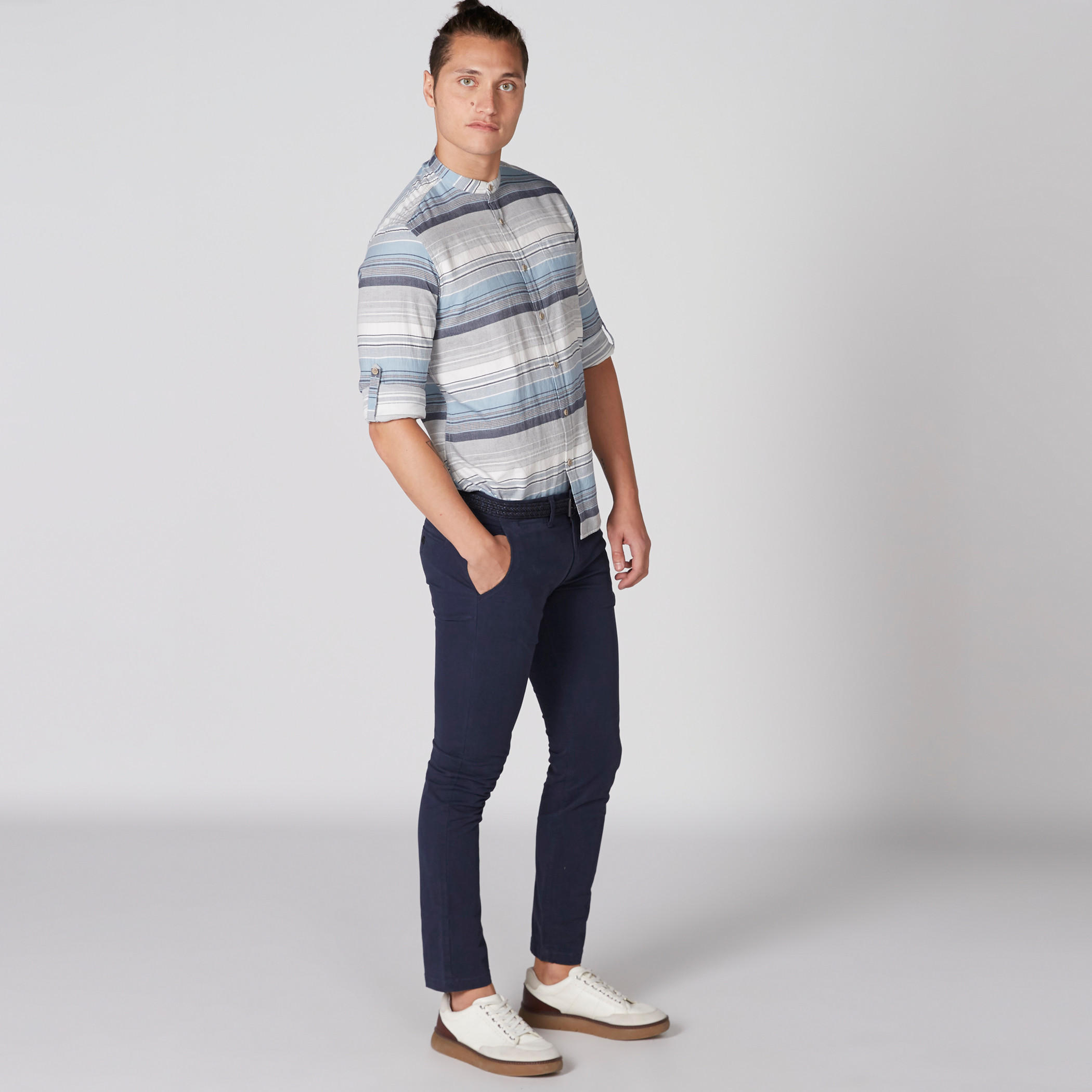 بنطال شينو طويل بجيوب وحزام-men-clothing-bottoms-trousersandchinos-trousers-image-3
