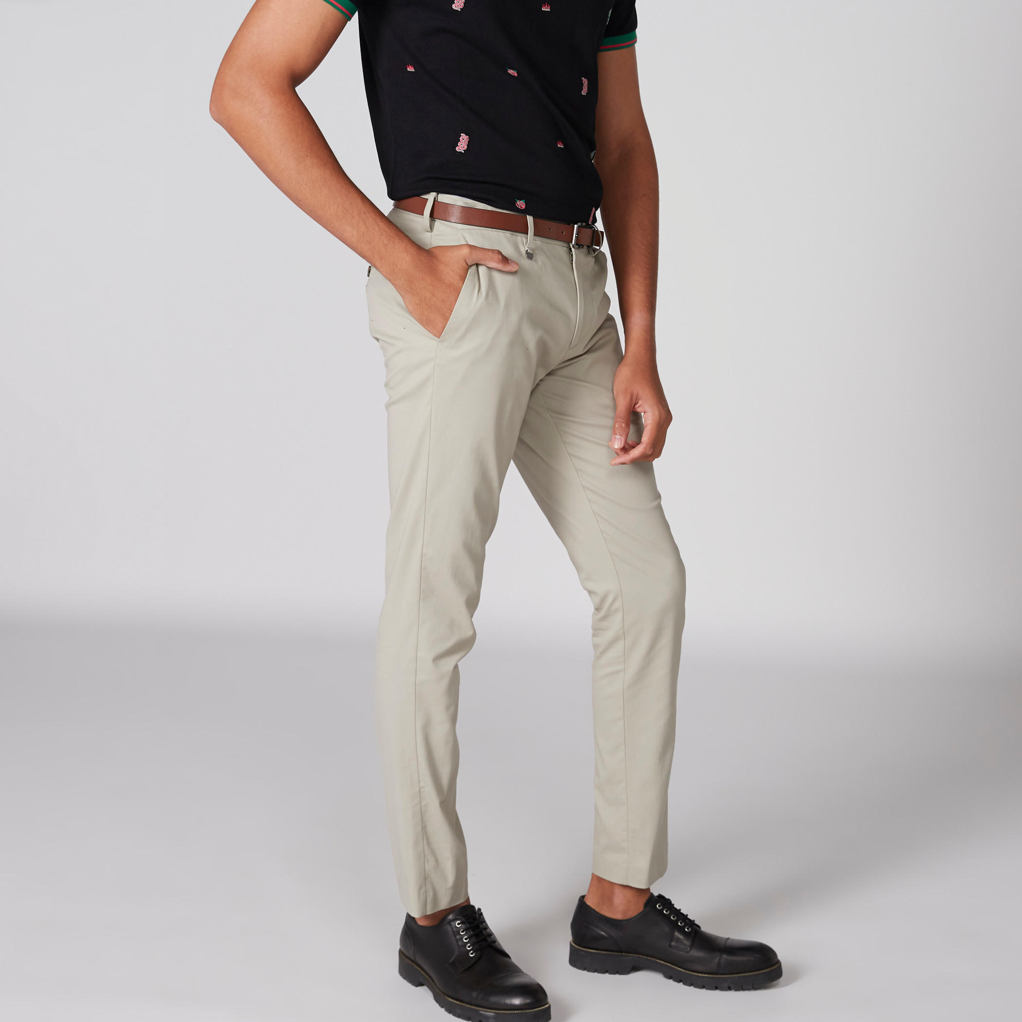 Full Length Trouser with Pocket Detail and Belt-men-clothing-bottoms-trousersandchinos-trousers-image-3