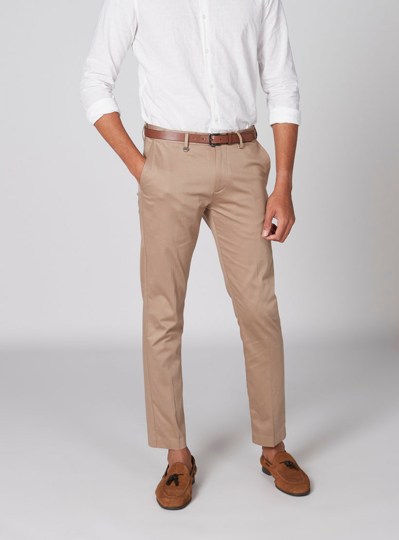 Full Length Trousers with Pocket Detail and Belt-men-clothing-bottoms-trousersandchinos-trousers-image-3