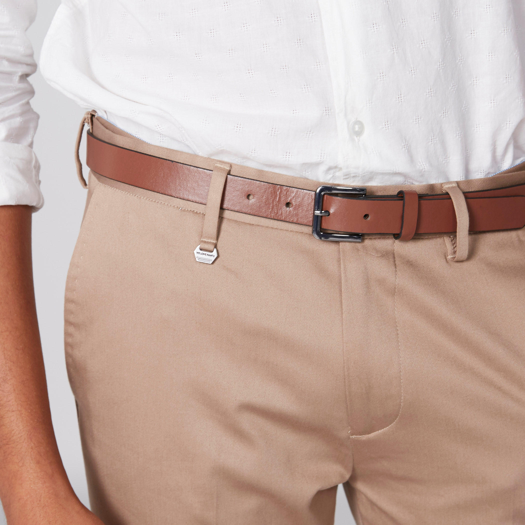 Full Length Trousers with Pocket Detail and Belt-men-clothing-bottoms-trousersandchinos-trousers-image-4