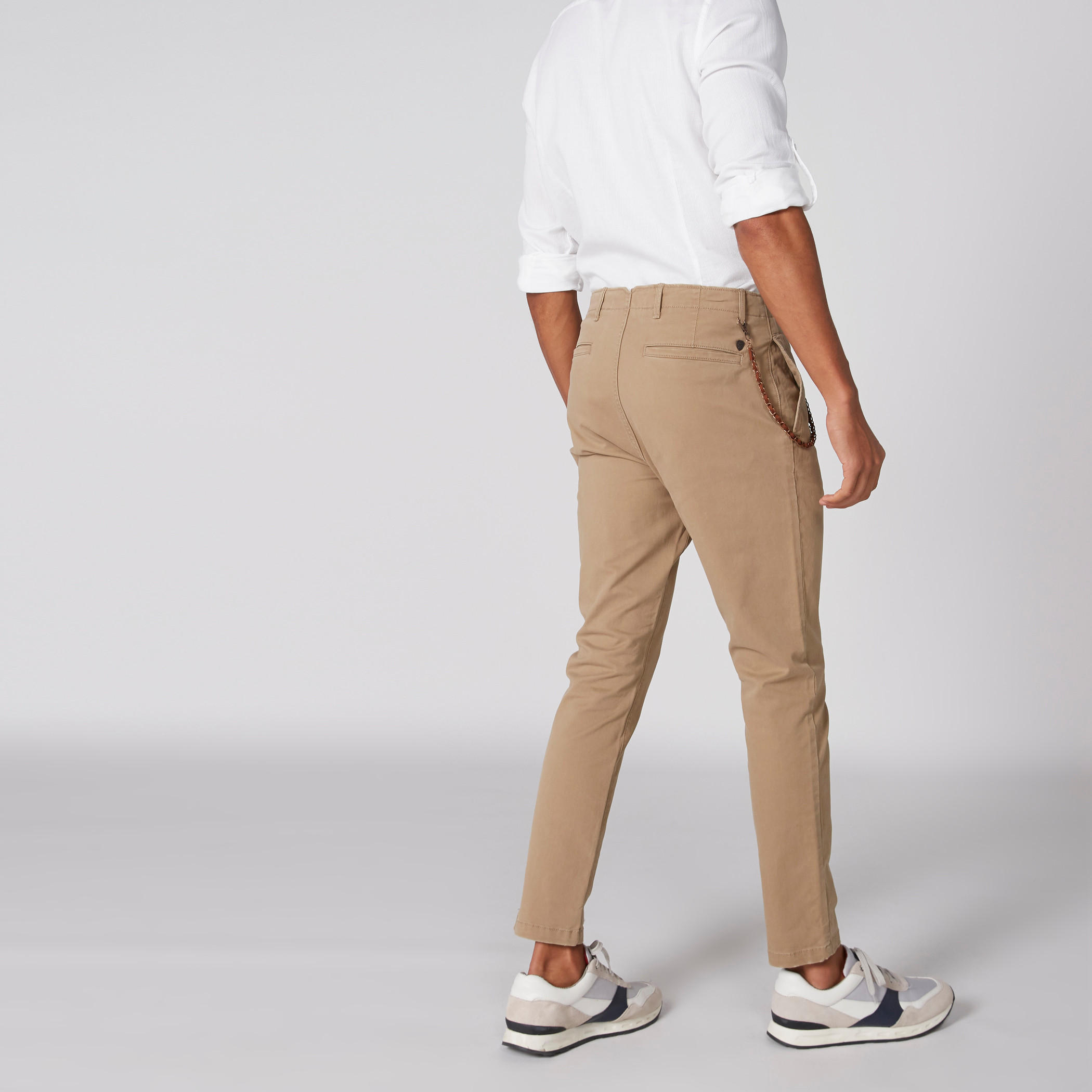 بنطال شينو بزر إغلاق وجيوب-men-clothing-bottoms-trousersandchinos-trousers-image-2
