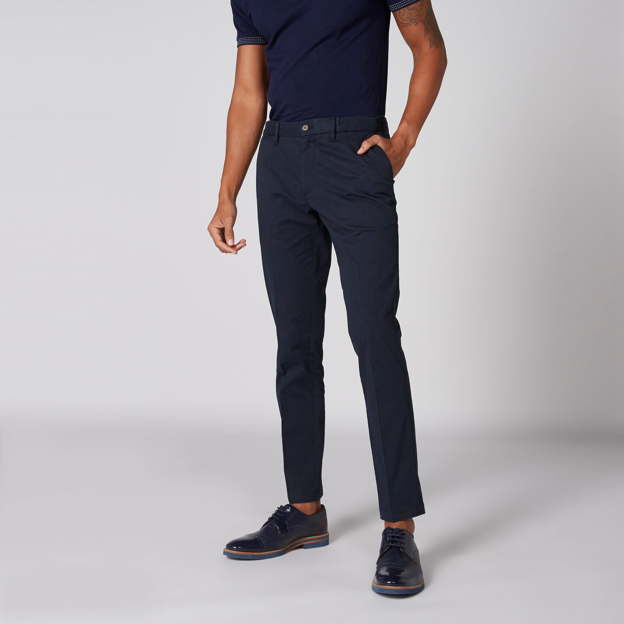 بِنطال طويل بزر إغلاق وجيوب-men-clothing-bottoms-trousersandchinos-trousers-image-1