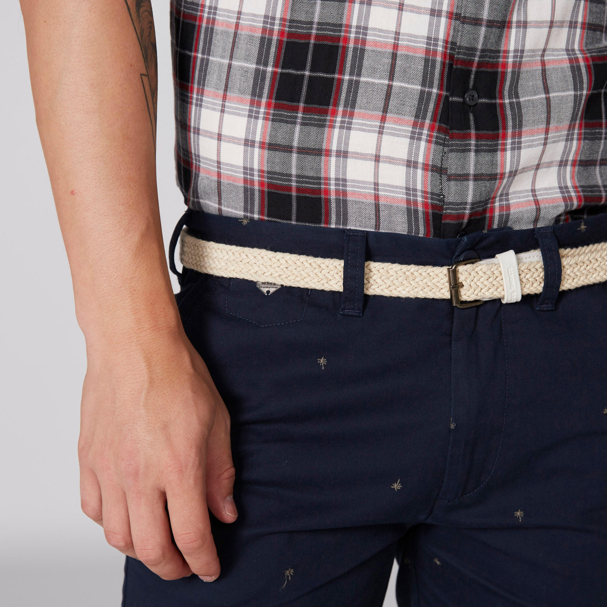 Embroidered Shorts with Pocket Detail-men-clothing-bottoms-shorts-image-4