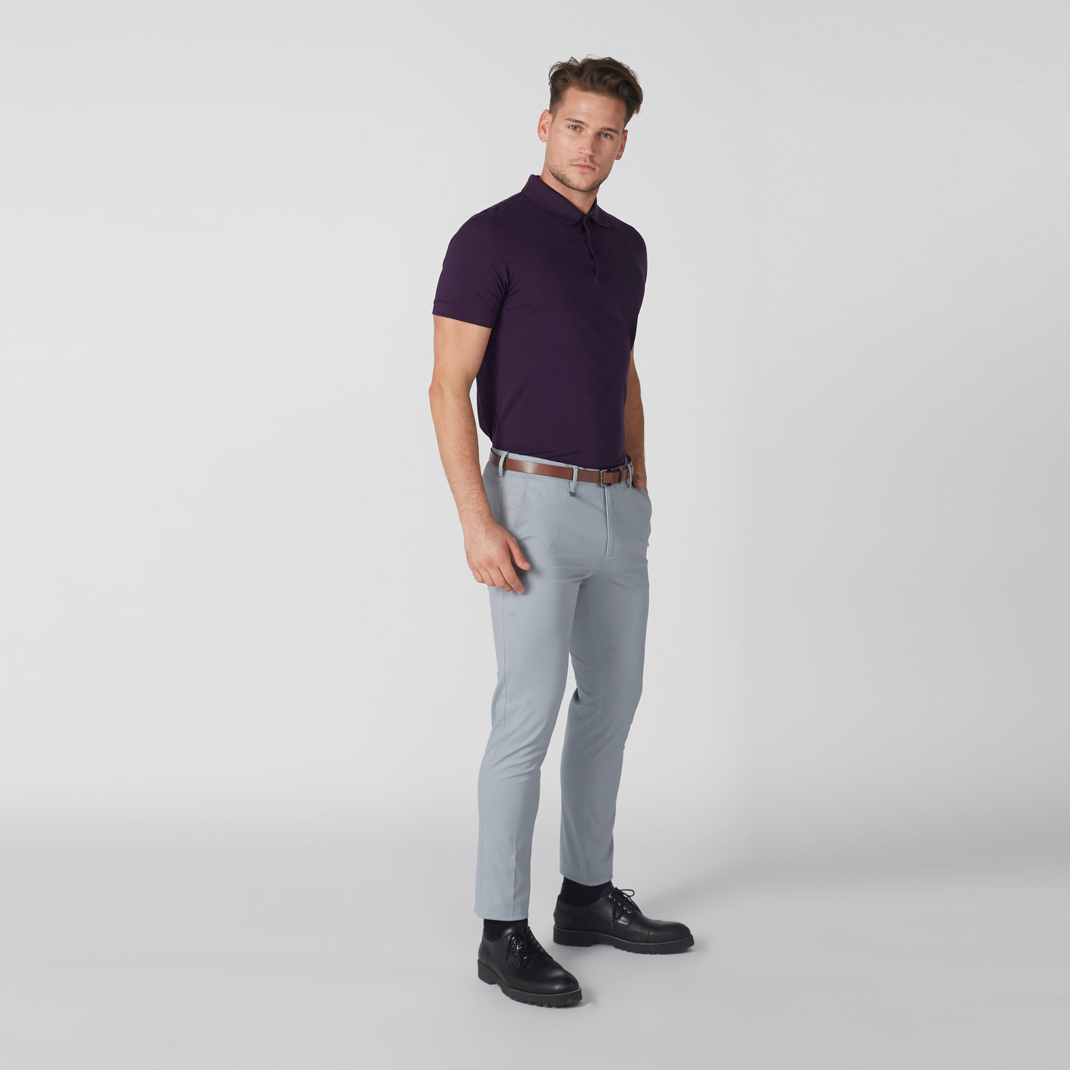 بنطال طويل بزر إغلاق وجيوب-men-clothing-bottoms-trousersandchinos-trousers-image-1