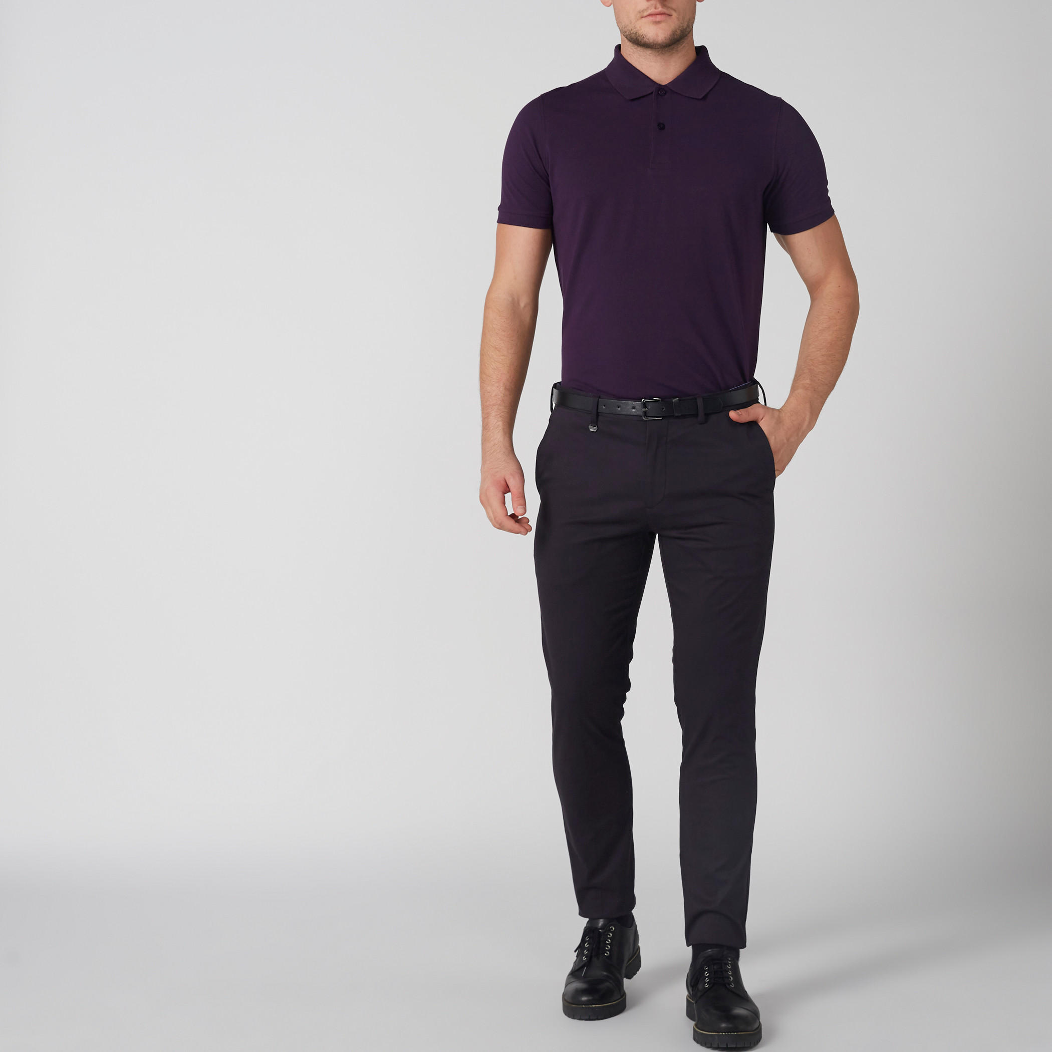بنطال طويل بزر إغلاق وجيوب-men-clothing-bottoms-trousersandchinos-trousers-image-1