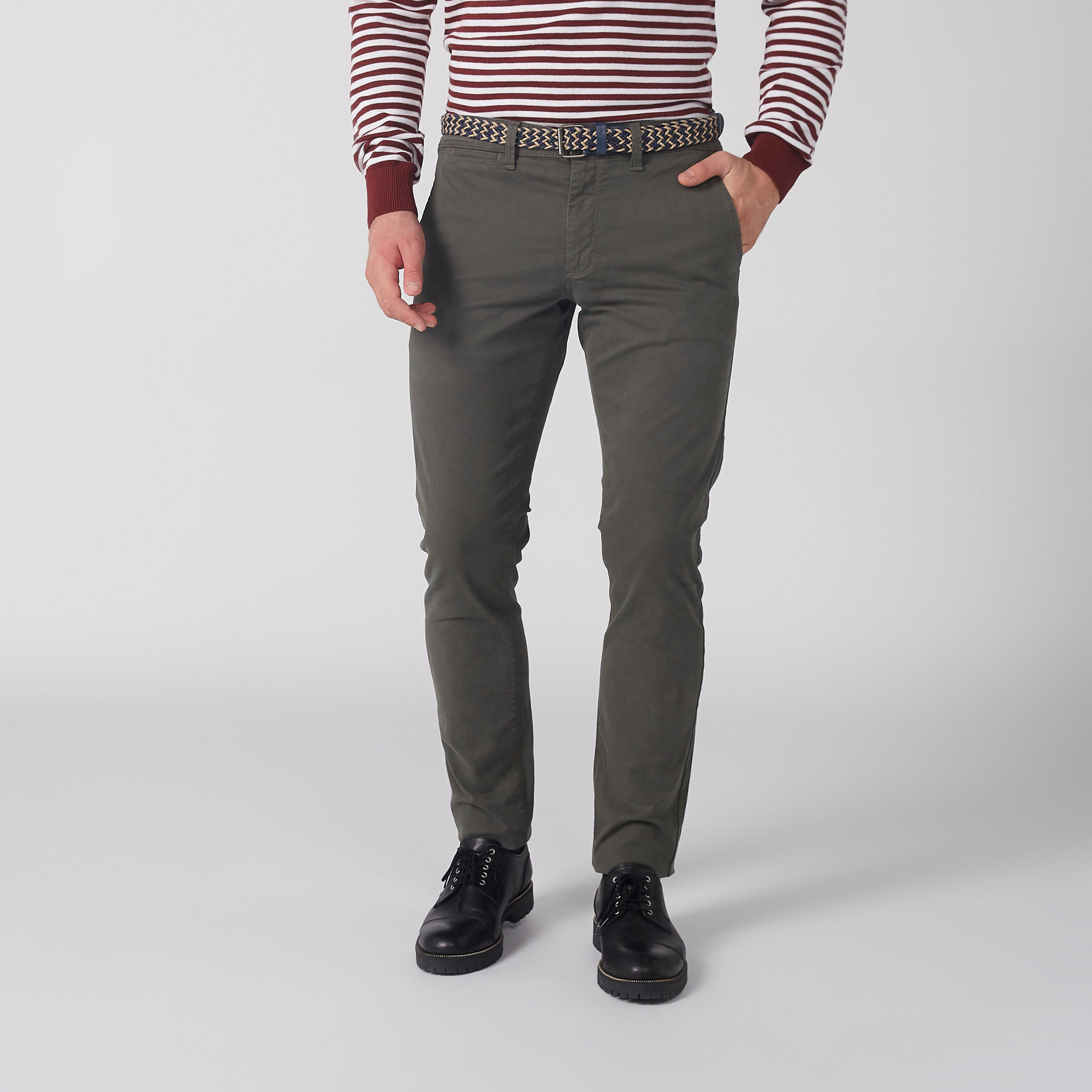 Full Length Chinos with Button Closure and Pocket Detail-men-clothing-bottoms-trousersandchinos-trousers-image-1