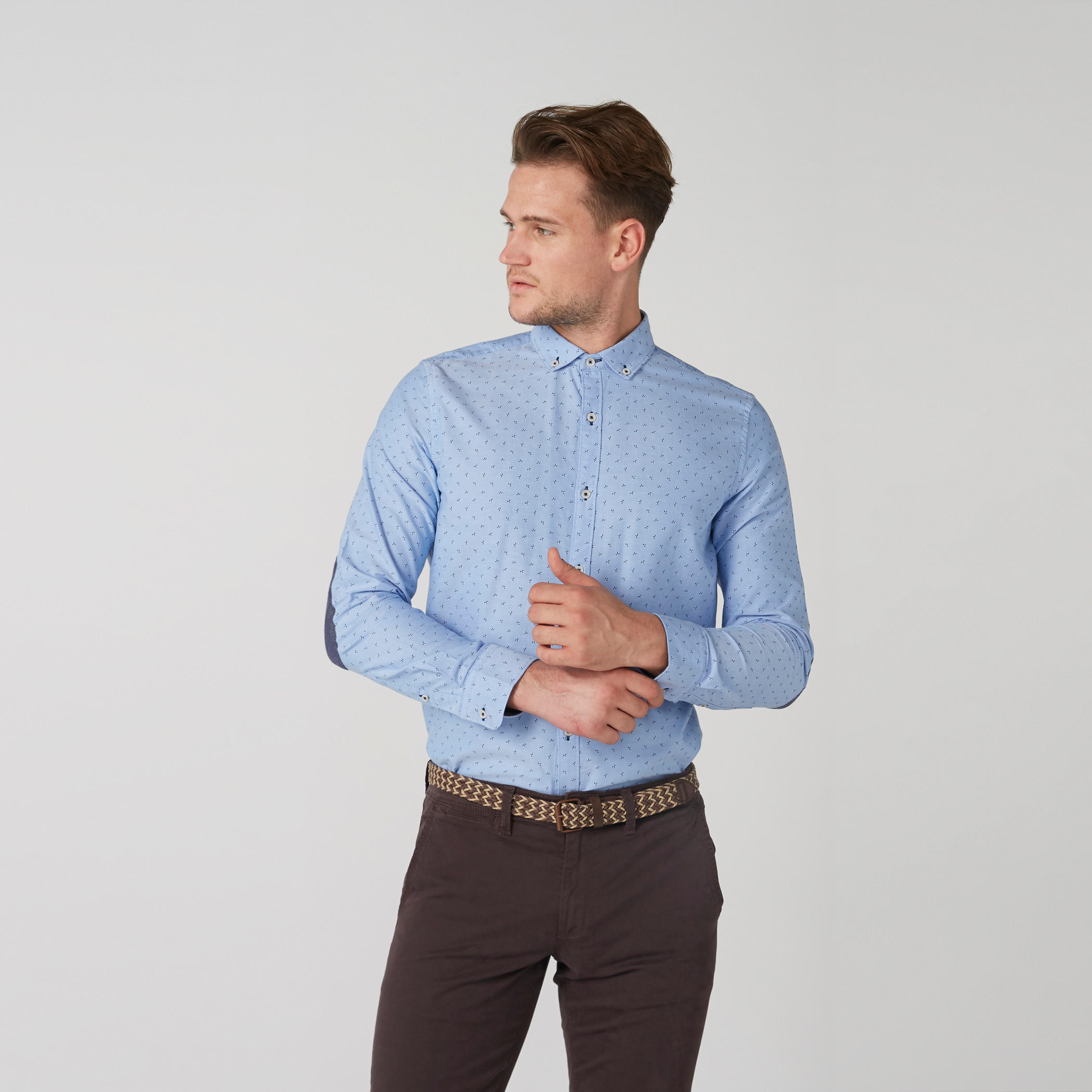 بنطال طويل بزر إغلاق وجيوب-men-clothing-bottoms-trousersandchinos-trousers-image-2