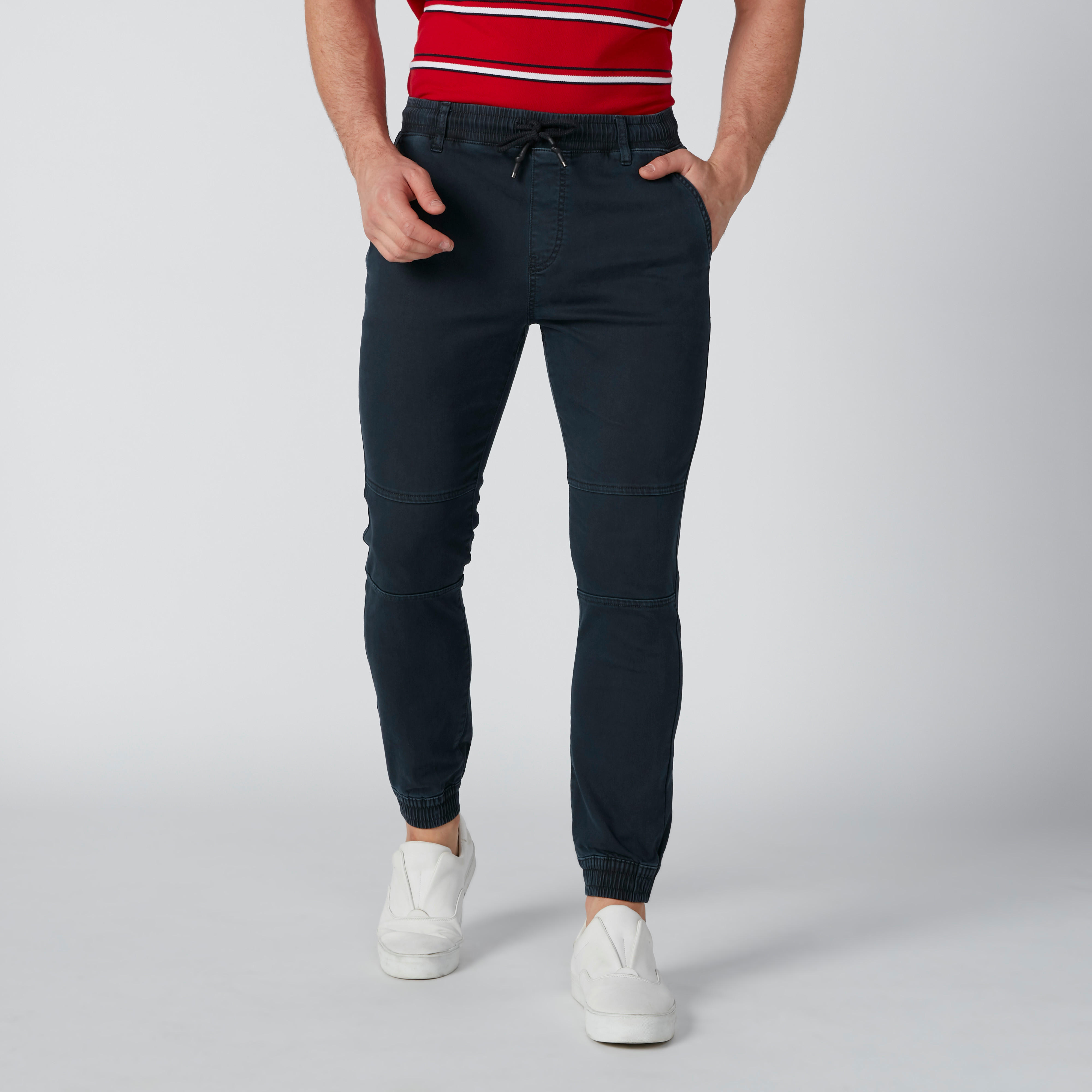 بنطال رياضي بخصر مرن وجيوب-men-clothing-bottoms-joggers-image-1