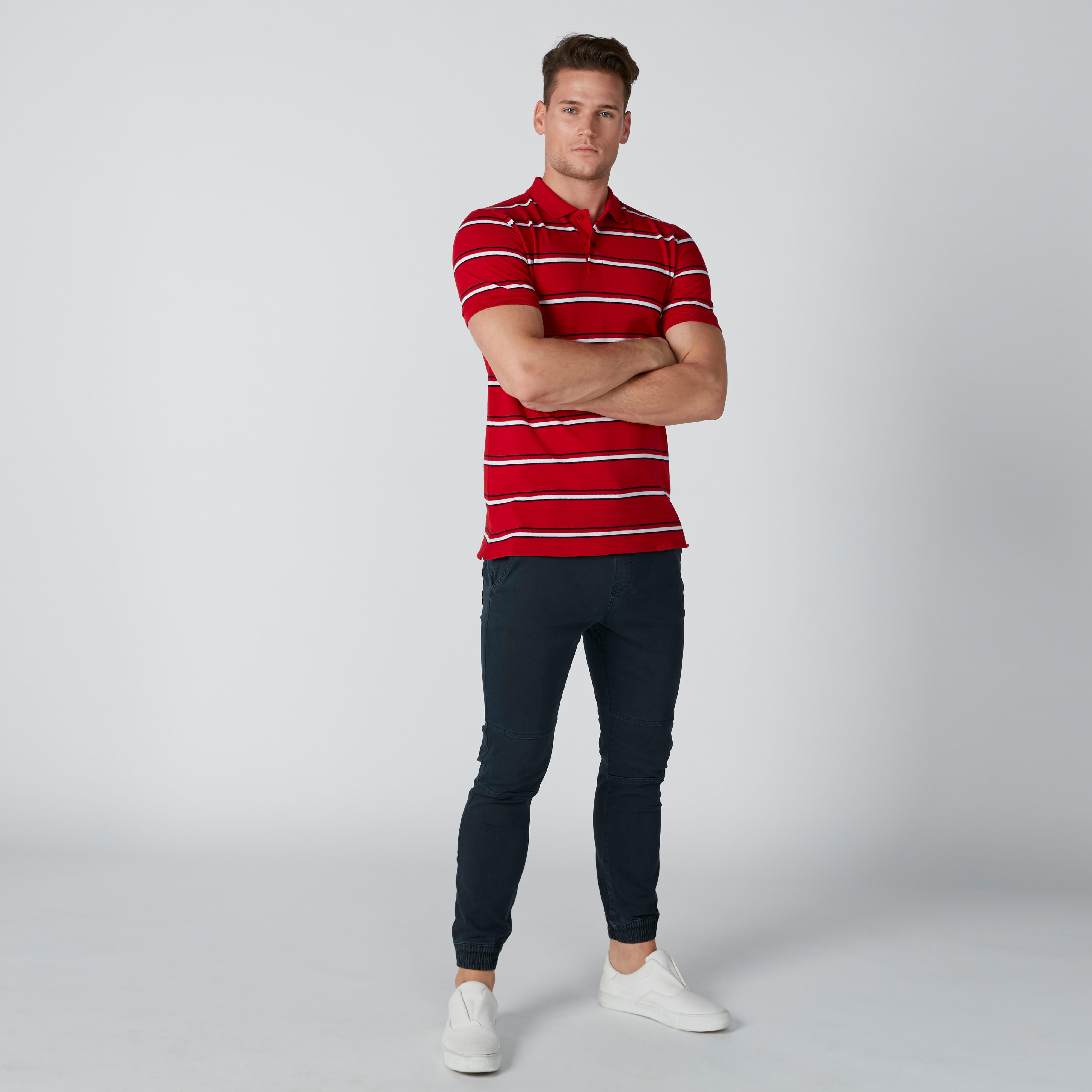 بنطال رياضي بخصر مرن وجيوب-men-clothing-bottoms-joggers-image-3