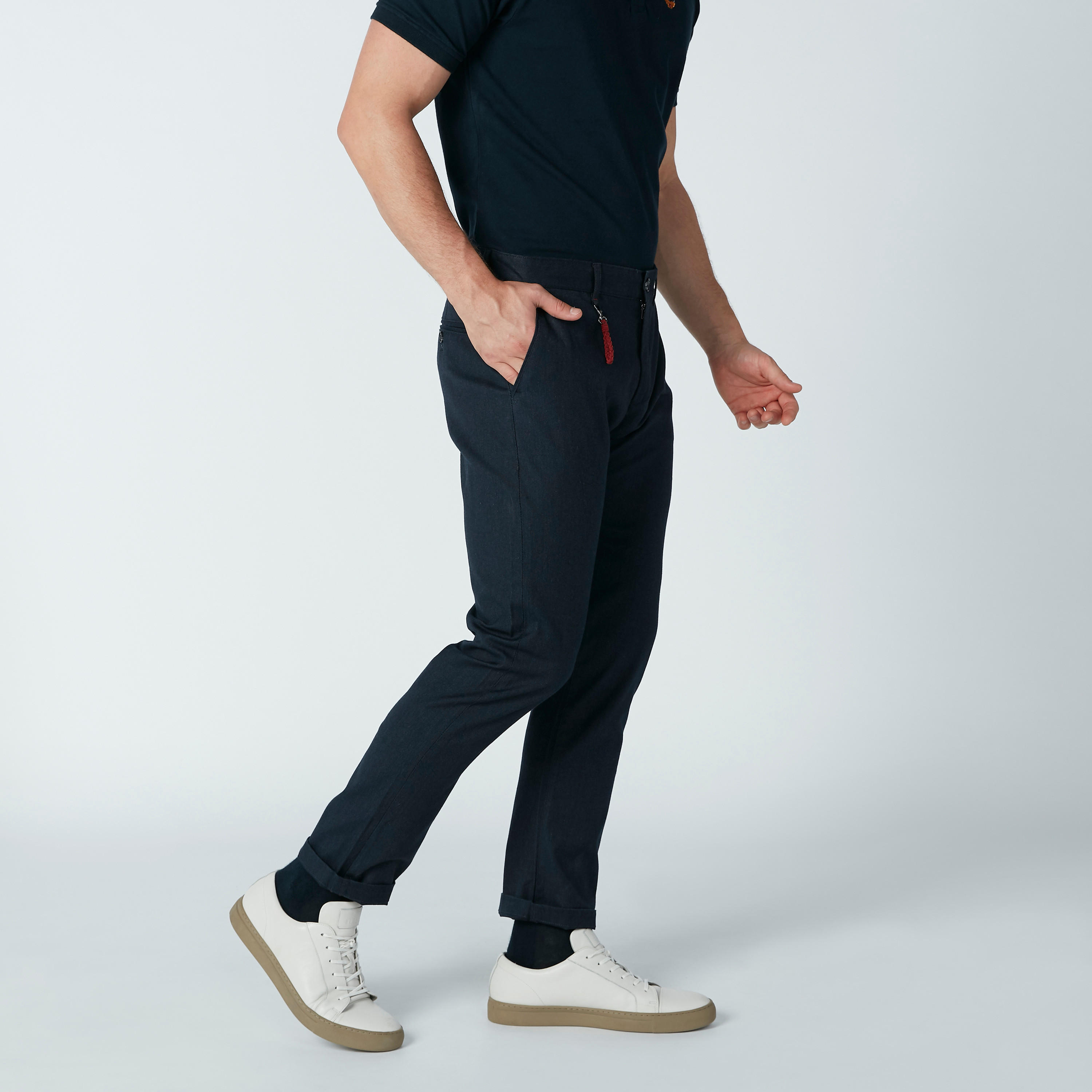 بنطال شينو طويل بجيوب وخصر متوسط الارتفاع-men-clothing-bottoms-trousersandchinos-trousers-image-3