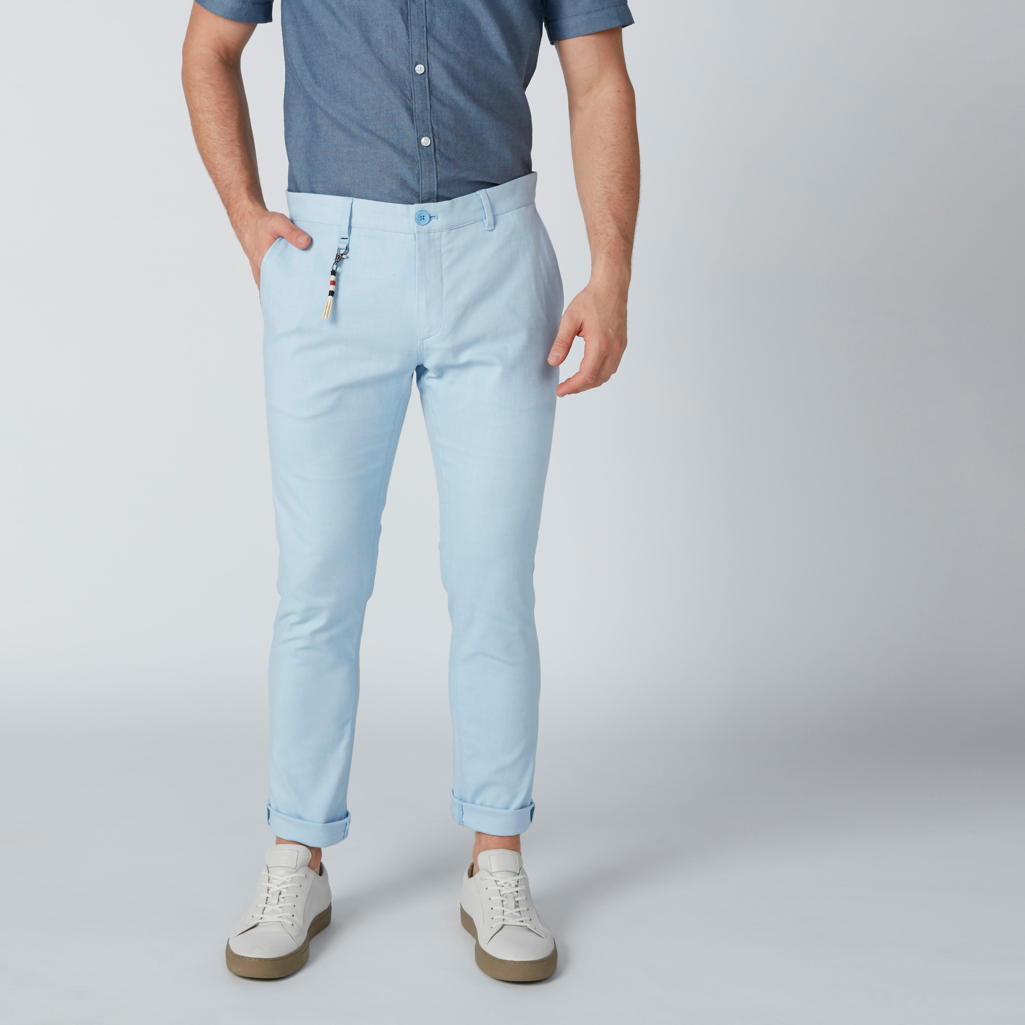 بنطال شينو سليم بخصر متوسط الارتفاع-men-clothing-bottoms-trousersandchinos-trousers-image-3