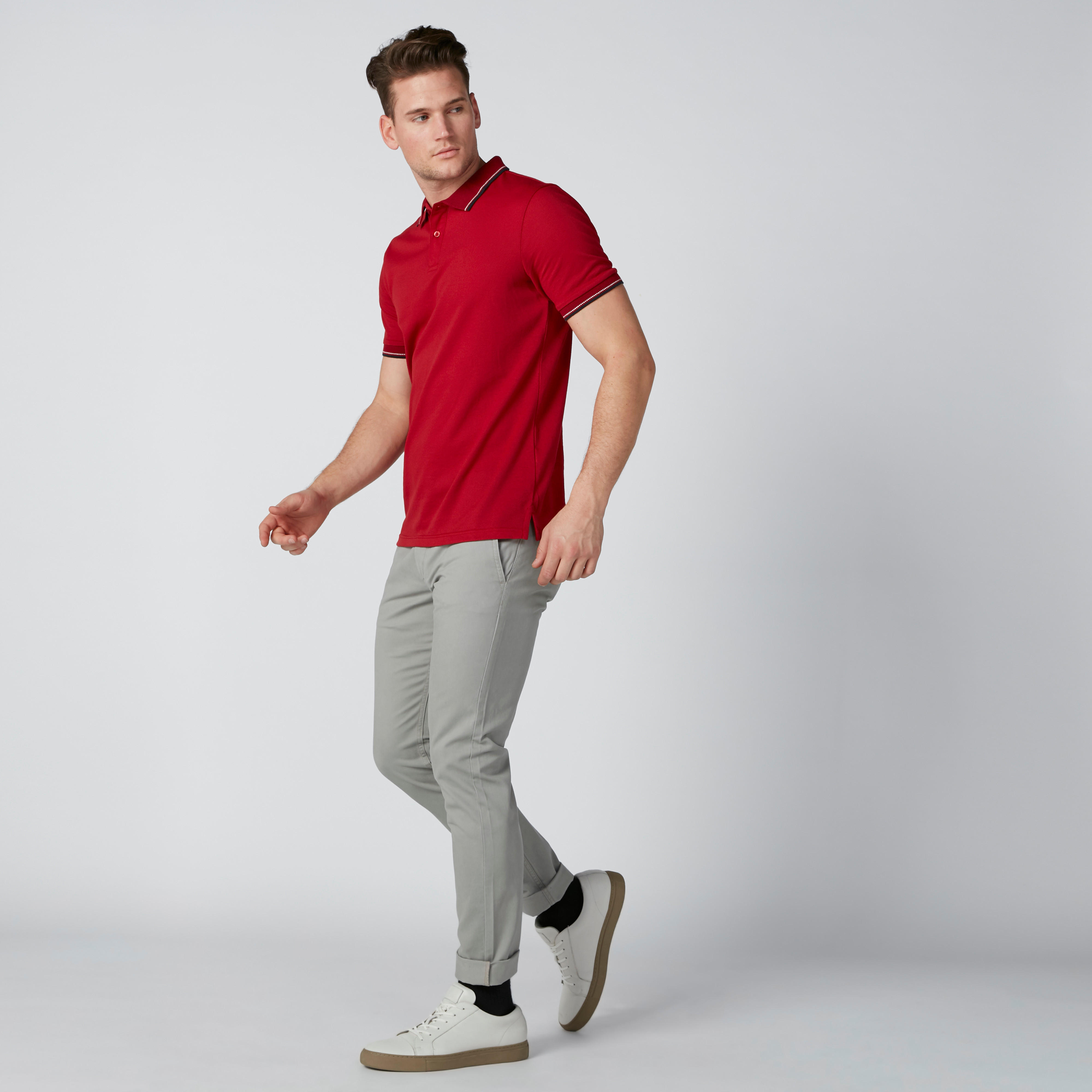 بنطال شينو بزر إغلاق وجيوب وحلقات للحزام-men-clothing-bottoms-trousersandchinos-trousers-image-1