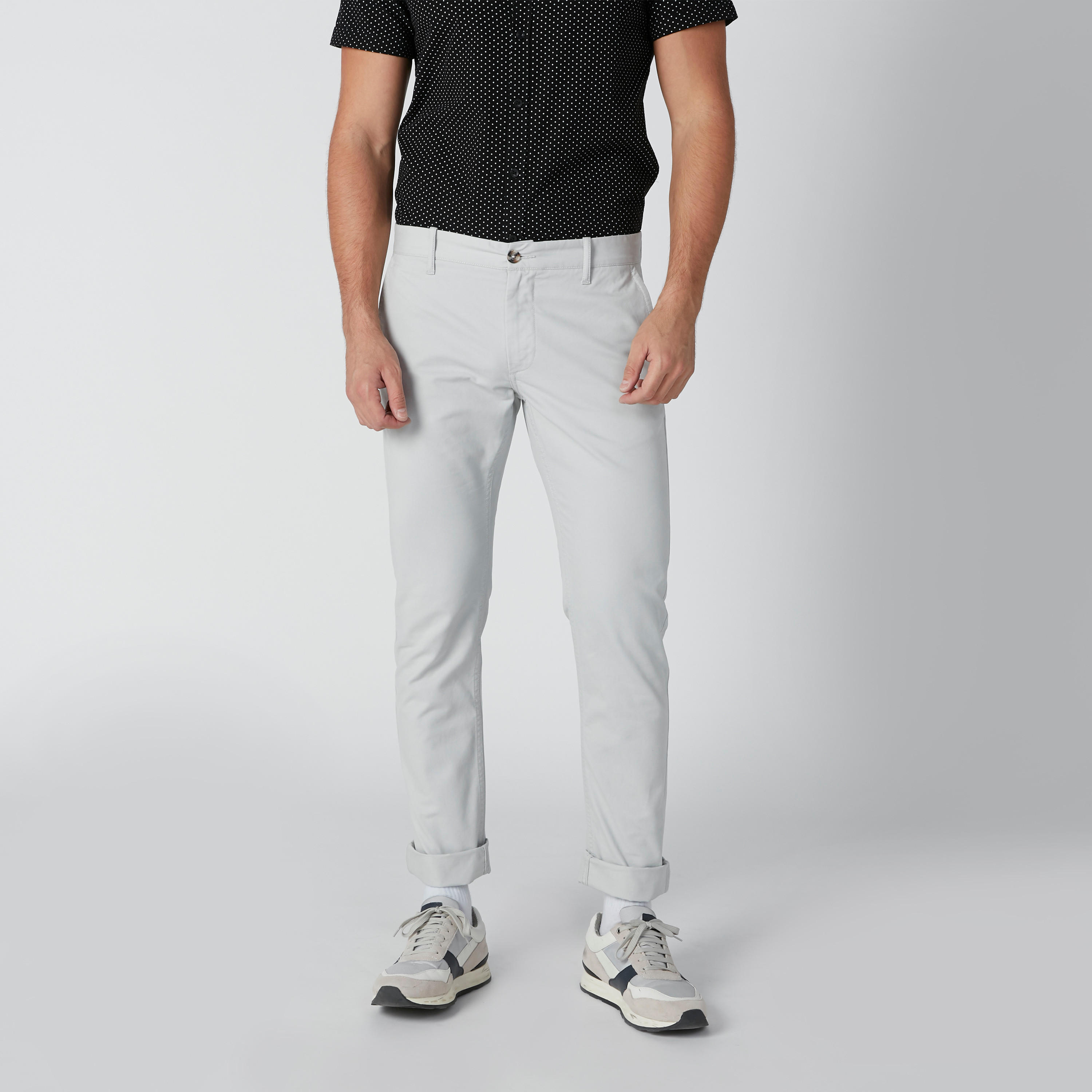 Full Length Chinos in Slim Fit with Pocket Detail-men-clothing-bottoms-trousersandchinos-trousers-image-1