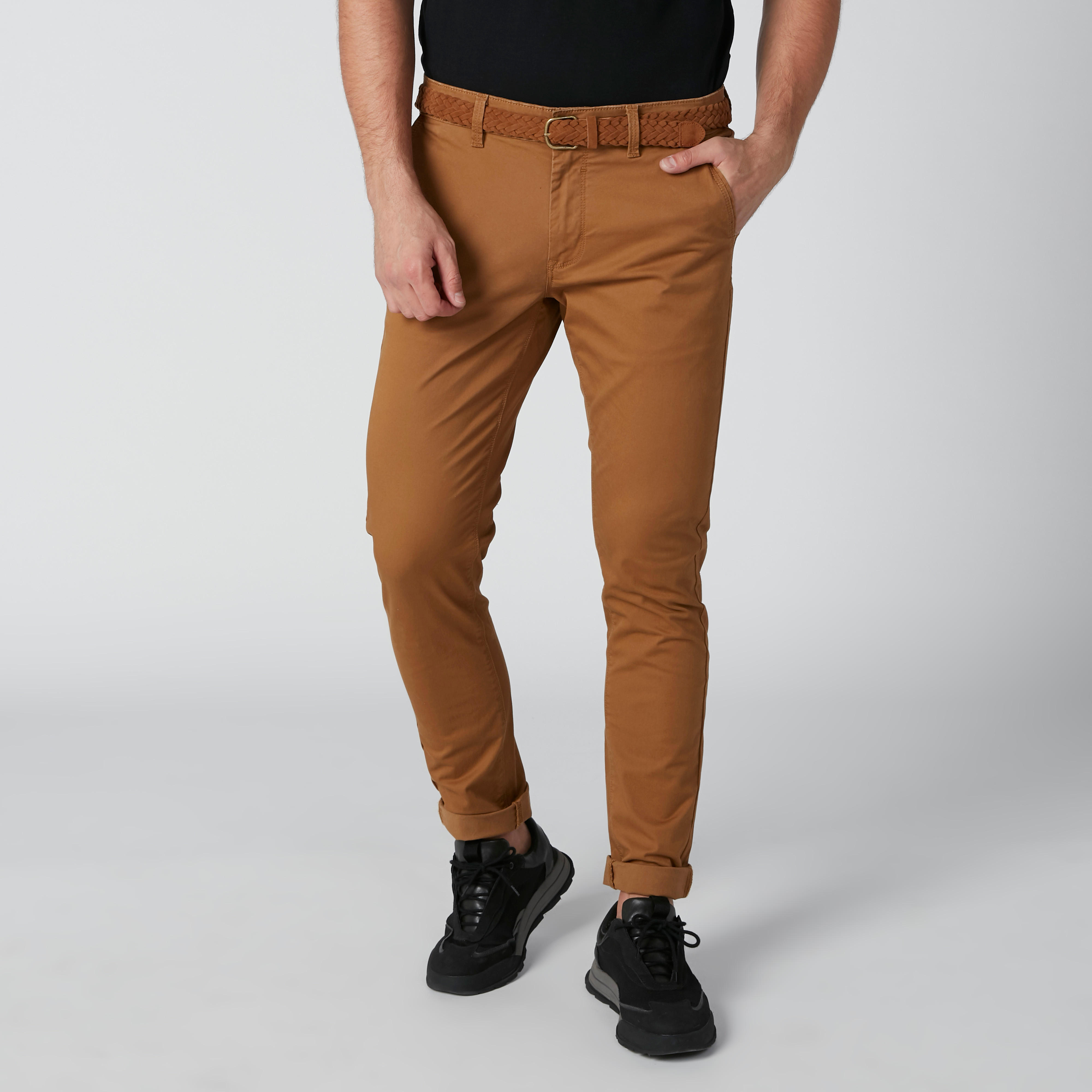 بنطال شينو سادة بسحّاب إغلاق وجيوب-men-clothing-bottoms-trousersandchinos-trousers-image-1
