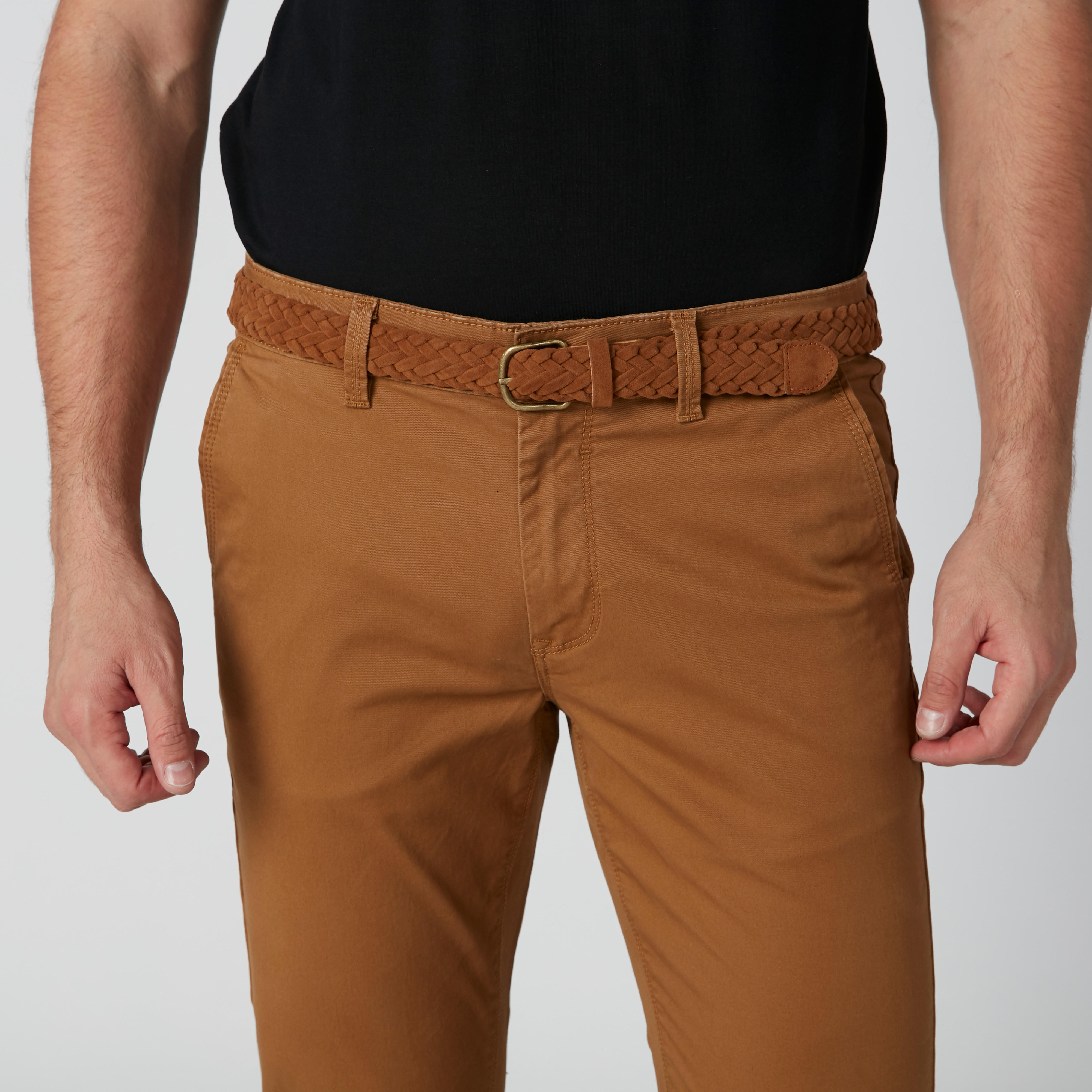 بنطال شينو سادة بسحّاب إغلاق وجيوب-men-clothing-bottoms-trousersandchinos-trousers-image-6