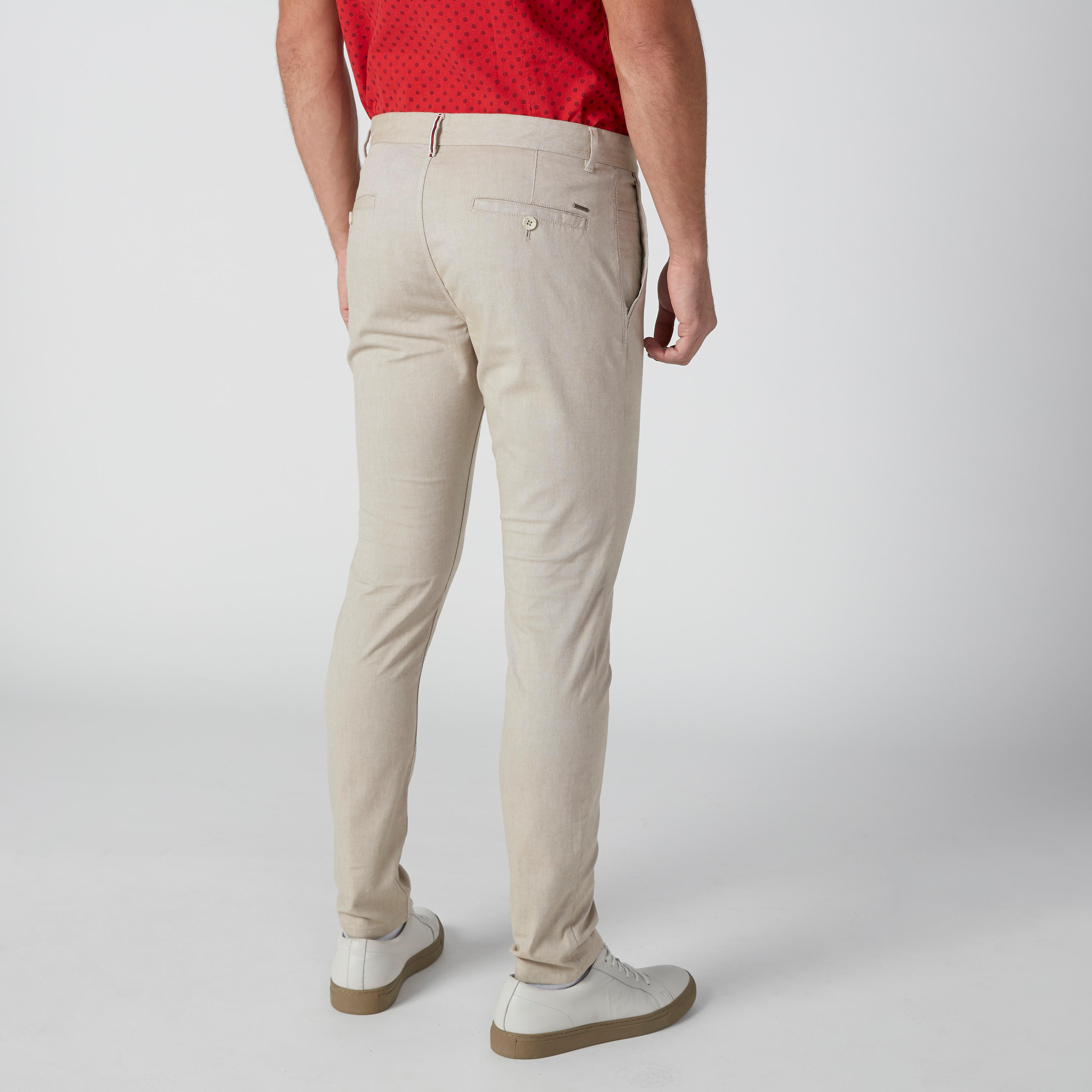 بنطال شينو طويل بقصّة سليم وزر إغلاق وخصر متوسط الارتفاع-men-clothing-bottoms-trousersandchinos-trousers-image-10