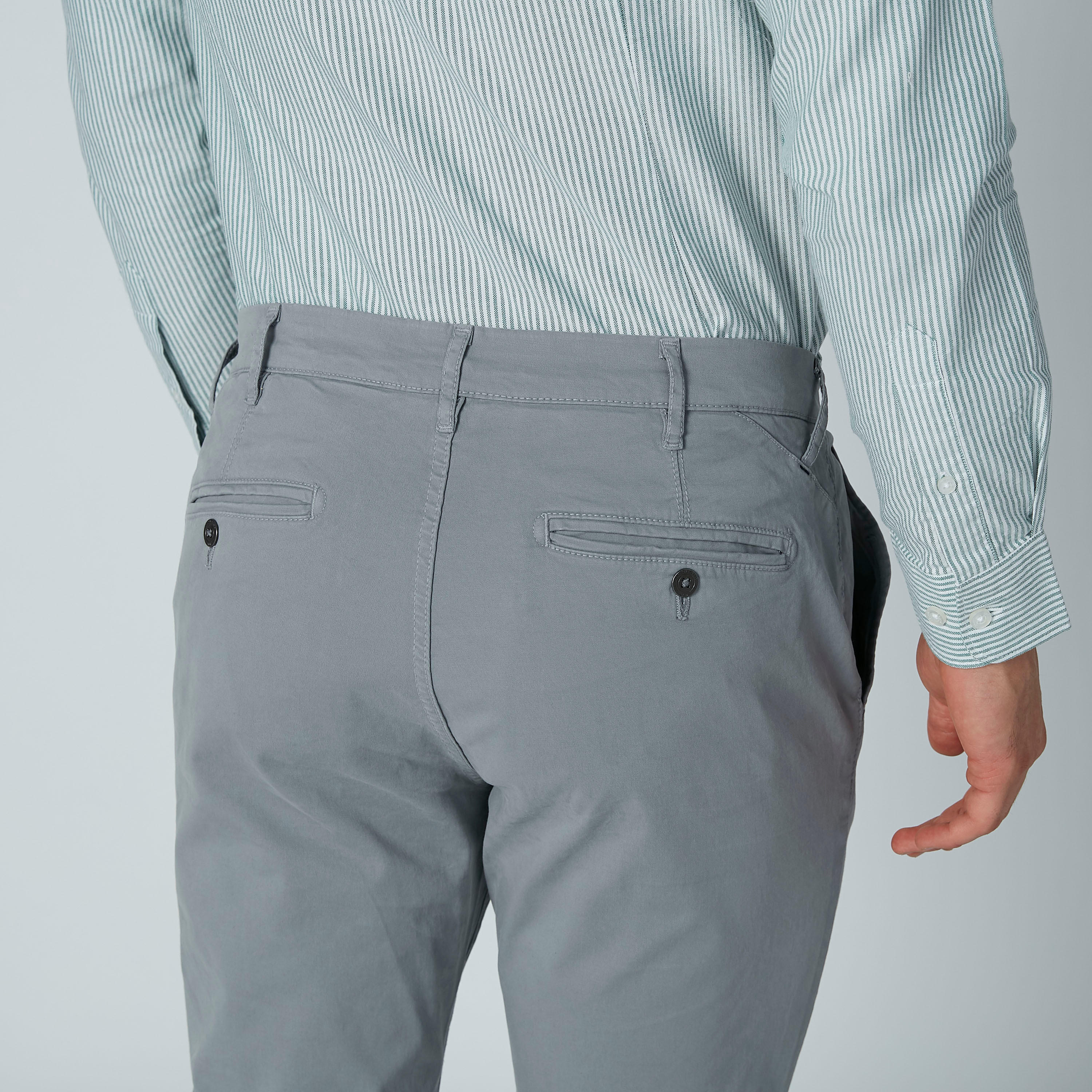 Solid Chinos in Slim-Fit with Zip Fly Closure-men-clothing-bottoms-trousersandchinos-trousers-image-3