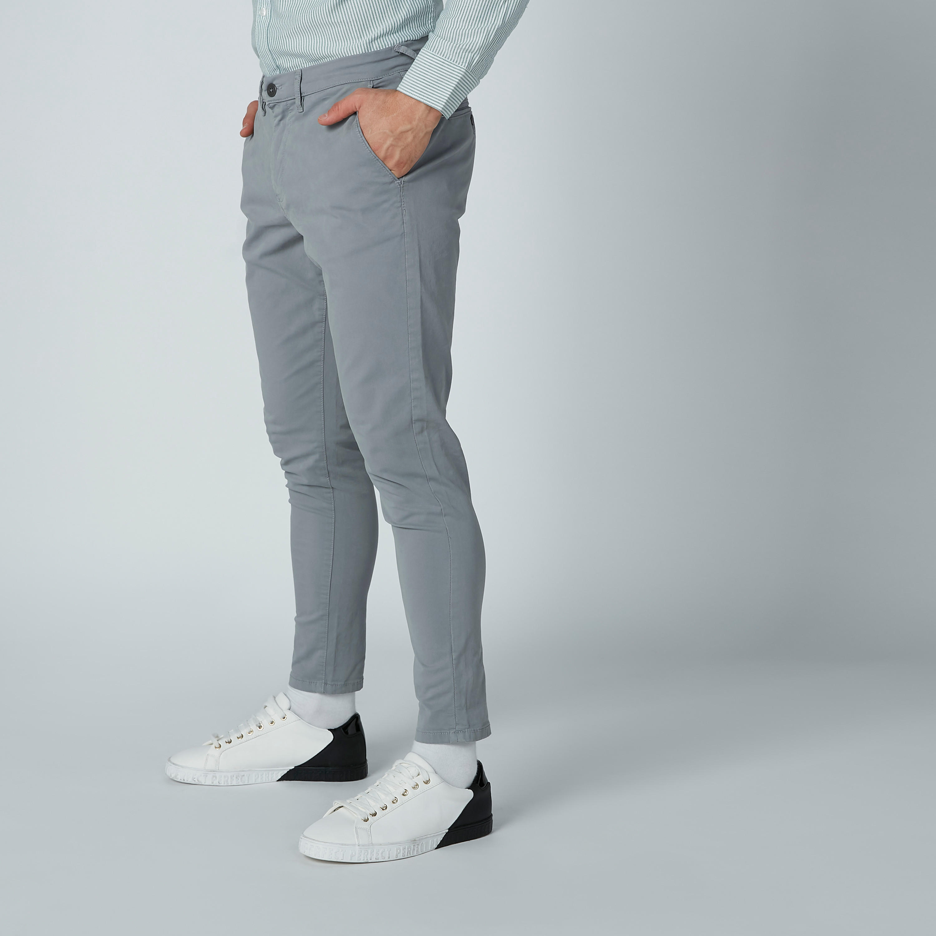 Solid Chinos in Slim-Fit with Zip Fly Closure-men-clothing-bottoms-trousersandchinos-trousers-image-4