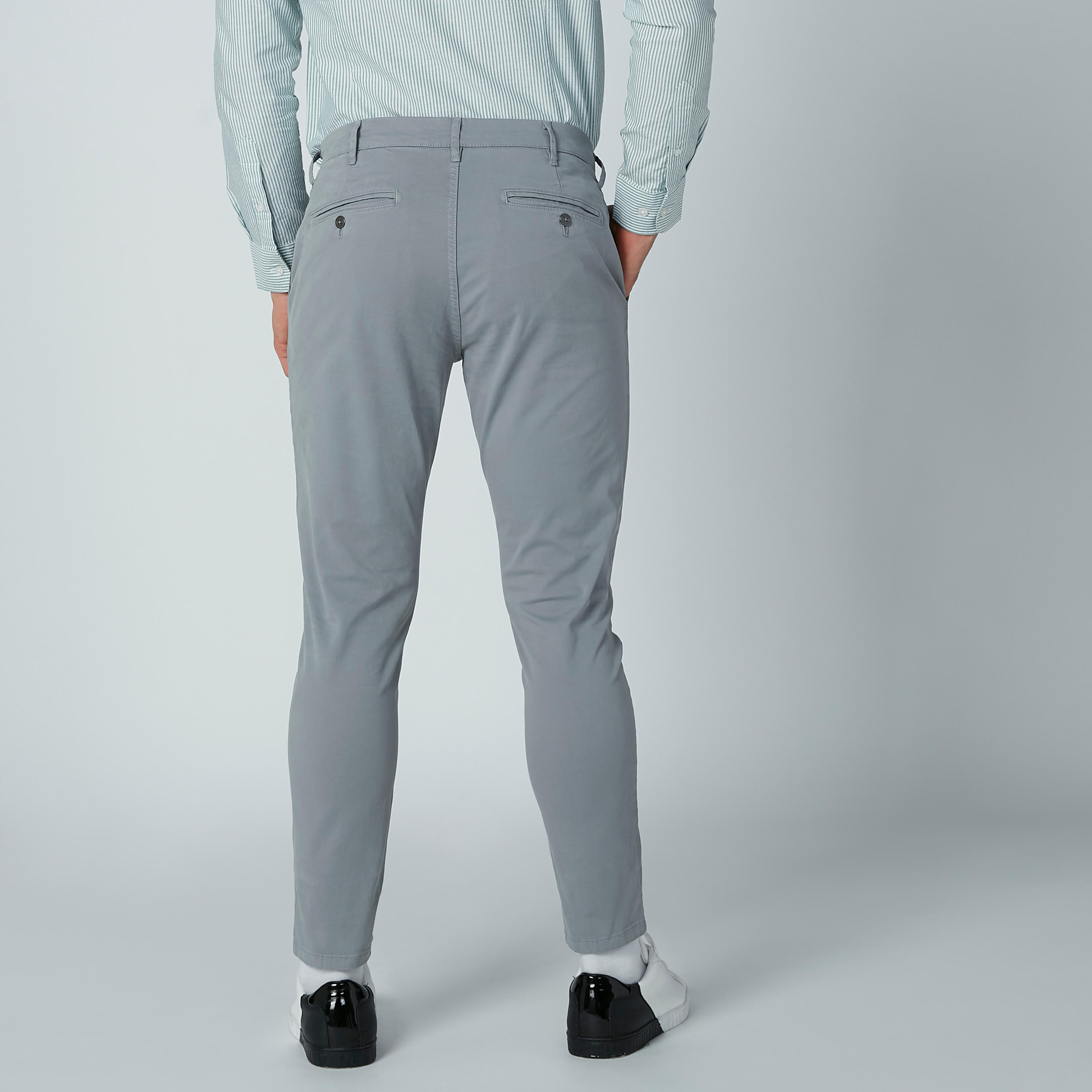 Solid Chinos in Slim-Fit with Zip Fly Closure-men-clothing-bottoms-trousersandchinos-trousers-image-5