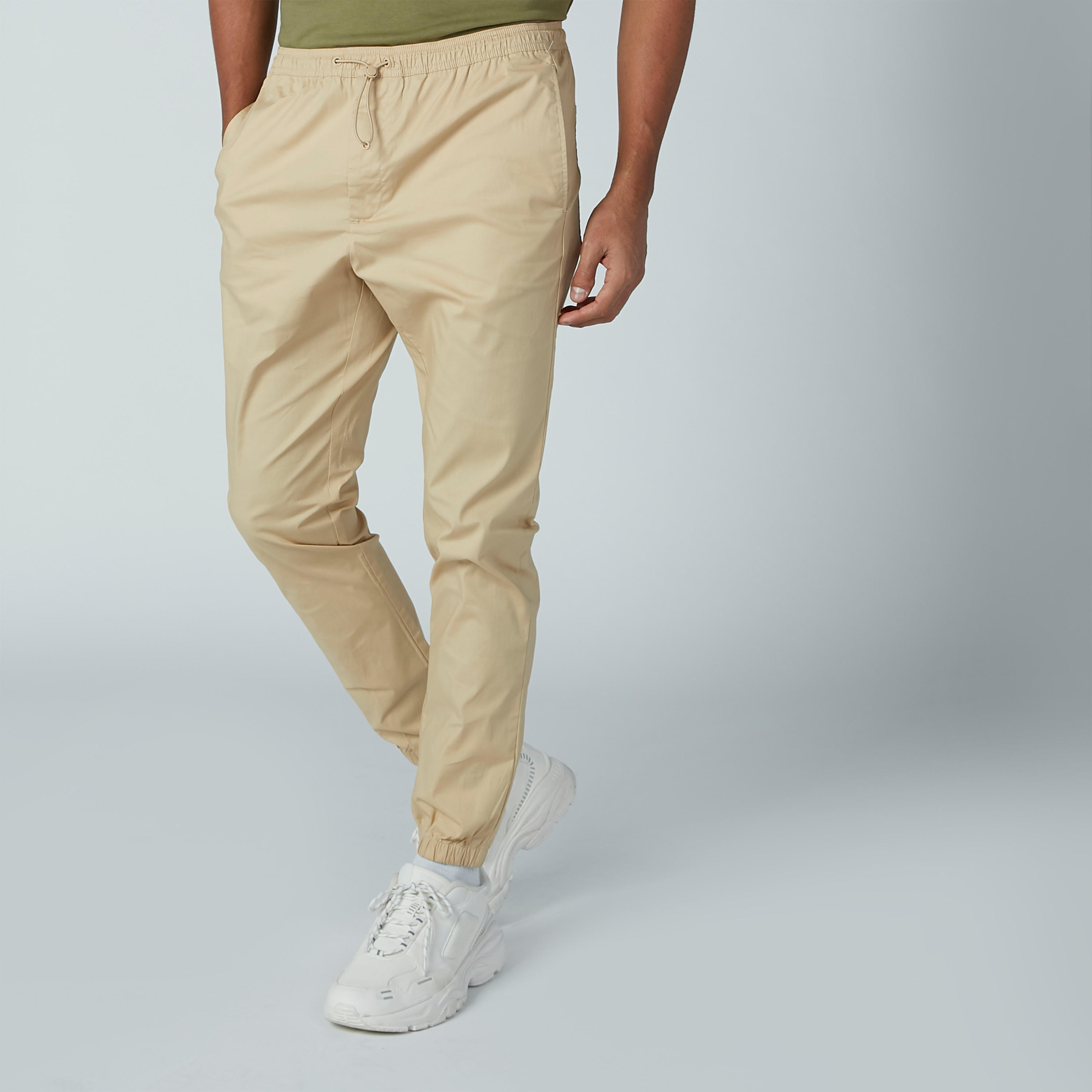 Solid Jog Pants with Pocket Detail and Drawstring-men-clothing-bottoms-joggers-image-2