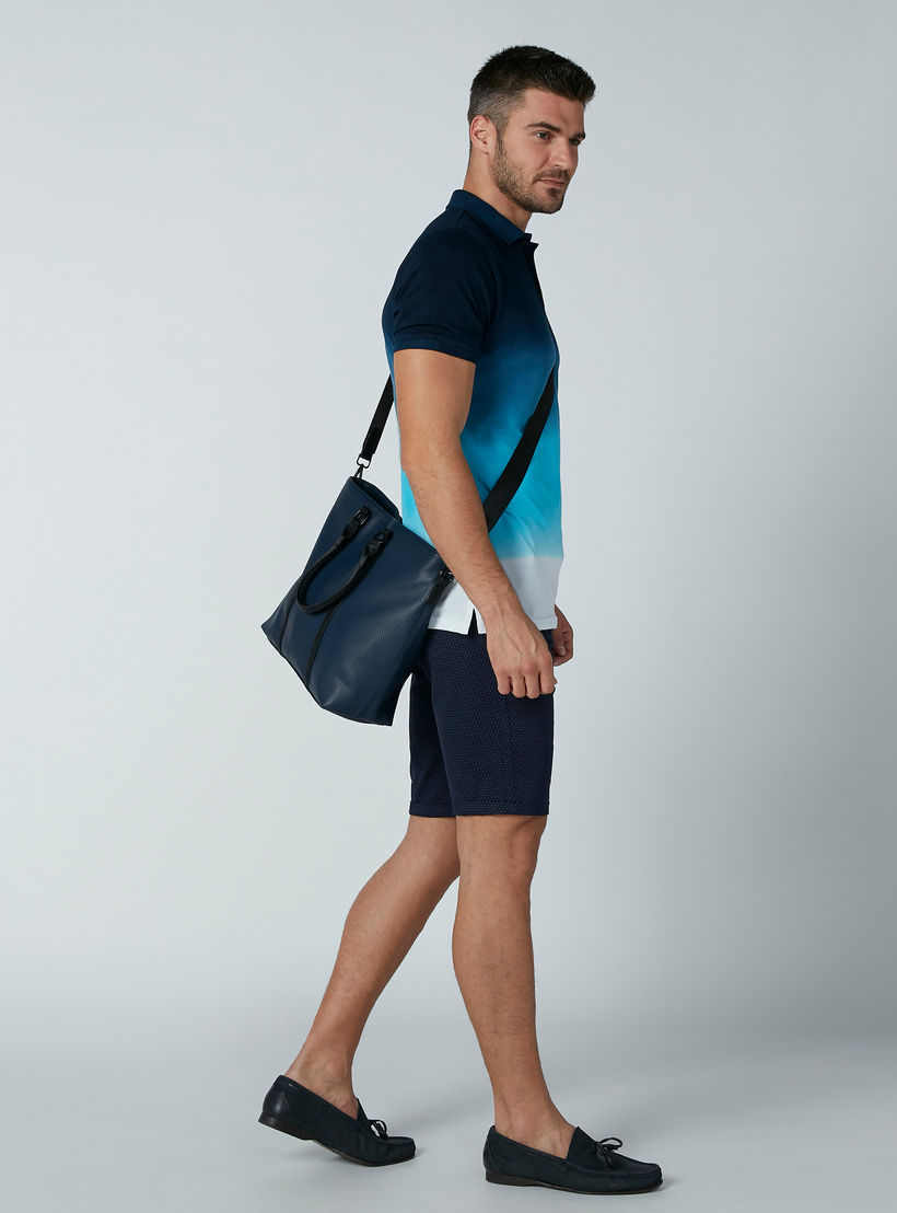 شورت بجيوب وحلقات حزام وطبعات منقّطة-men-clothing-bottoms-shorts-image-2