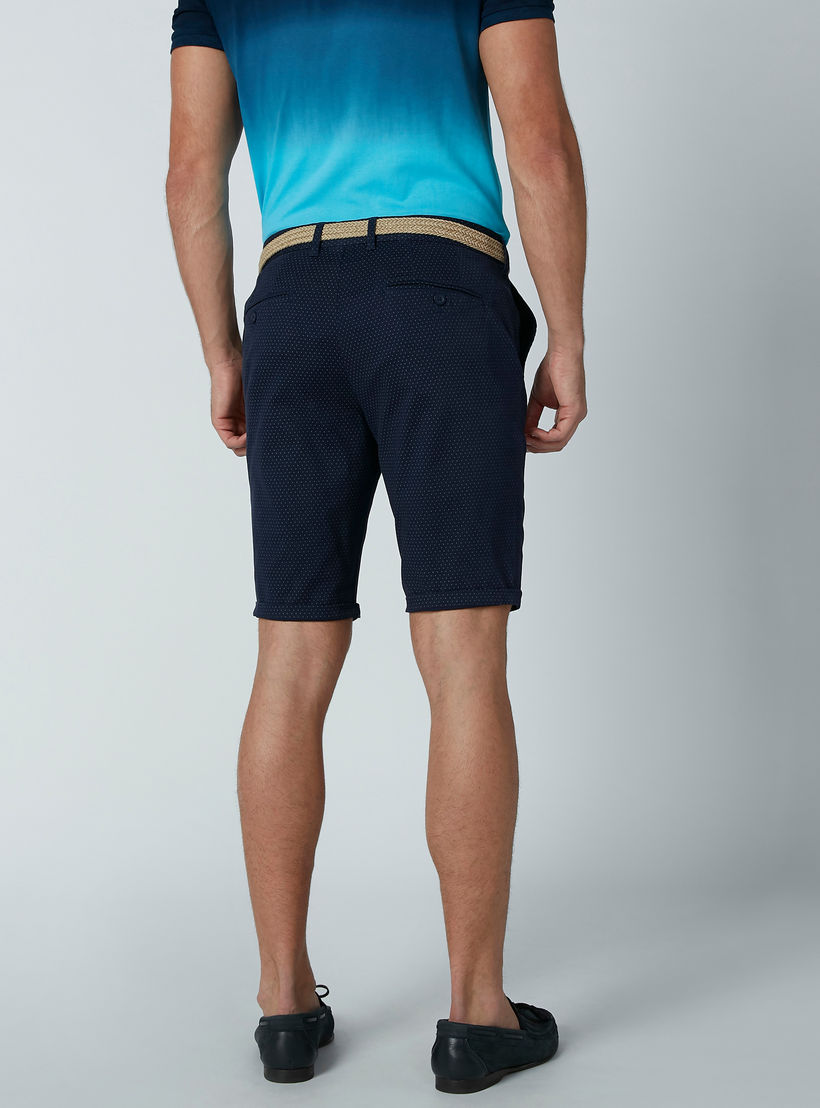 شورت بجيوب وحلقات حزام وطبعات منقّطة-men-clothing-bottoms-shorts-image-5