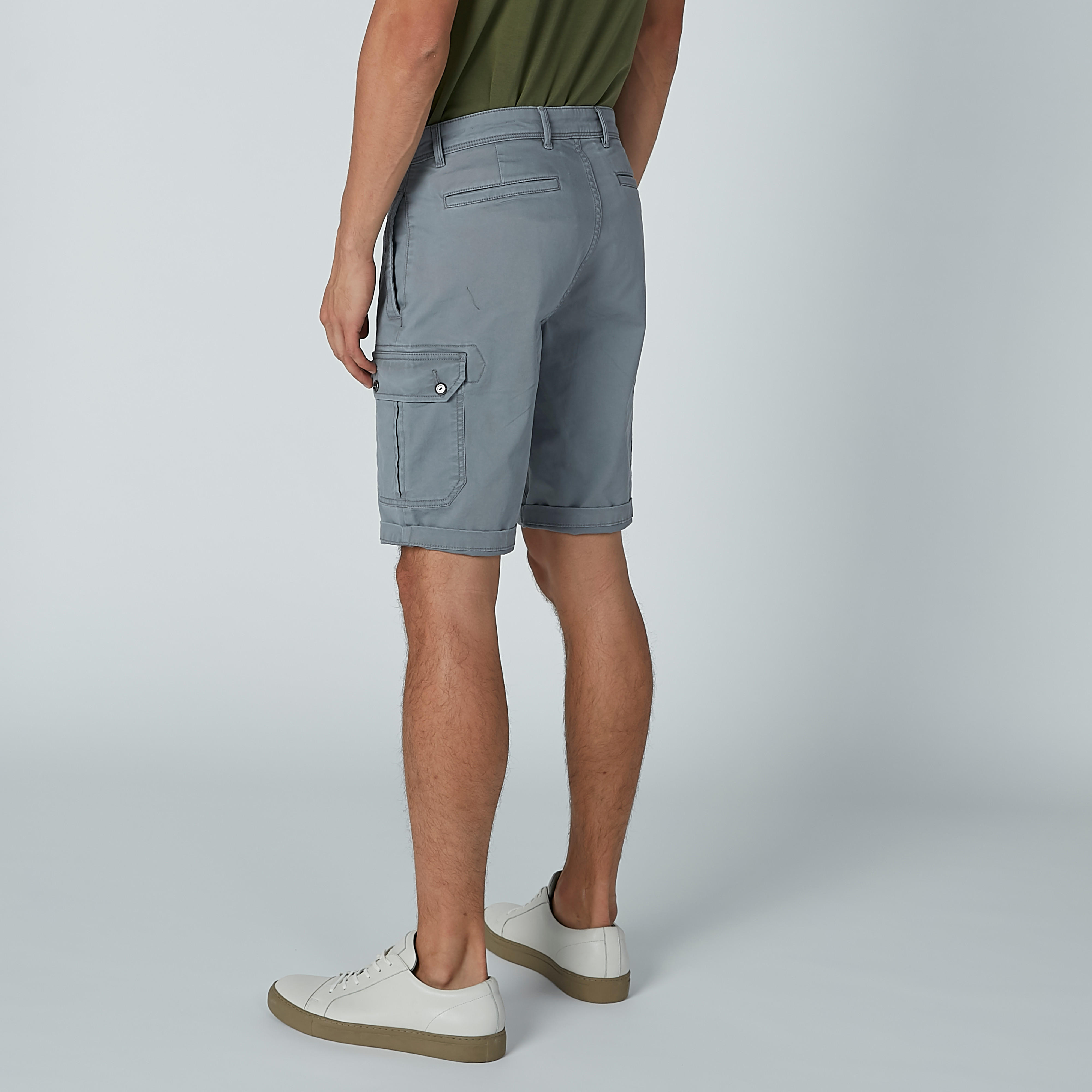 Solid Shorts with Pocket Detail and Zip Fly Closure-men-clothing-bottoms-shorts-image-4