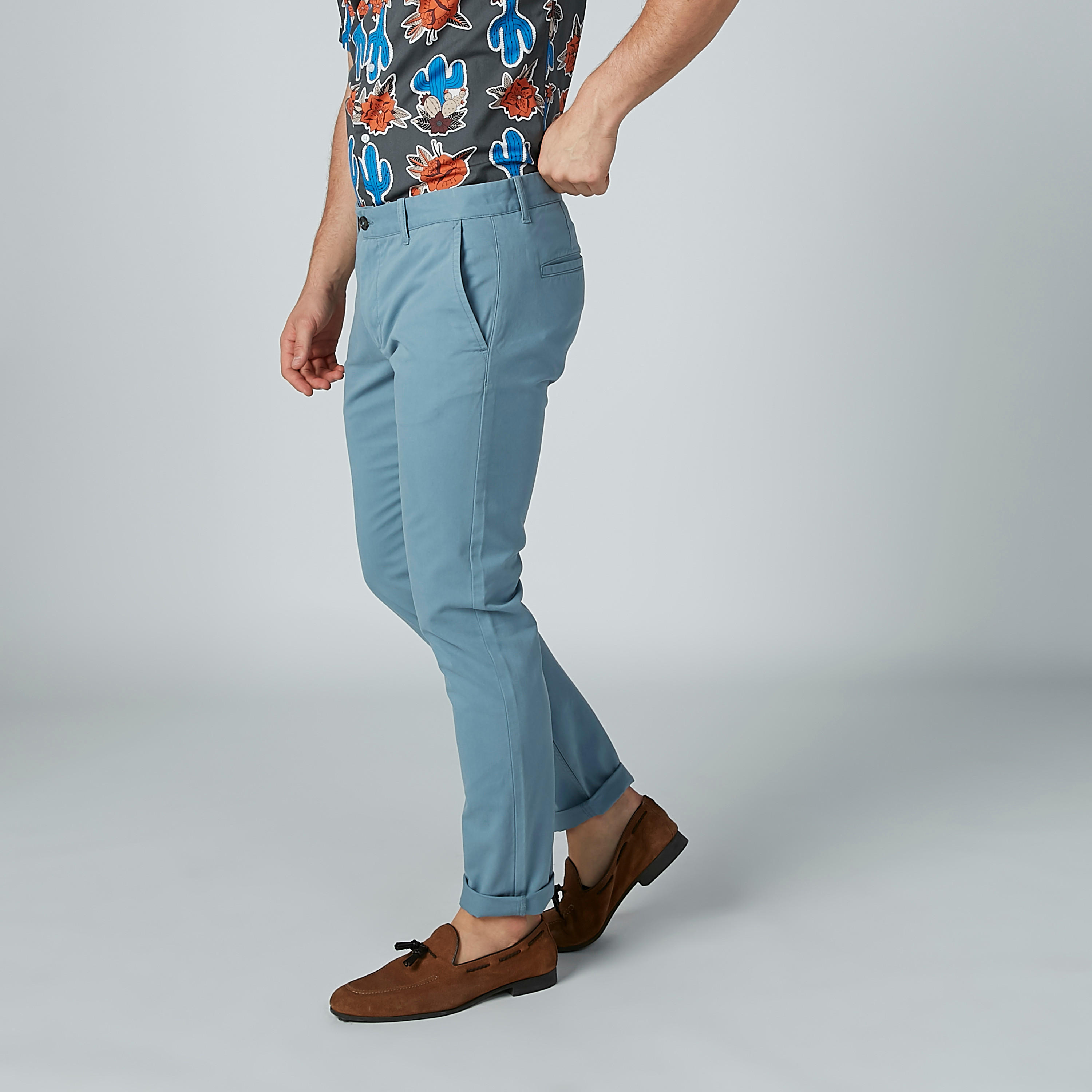 بنطال شينو طويل سادة بجيوب-men-clothing-bottoms-trousersandchinos-trousers-image-1