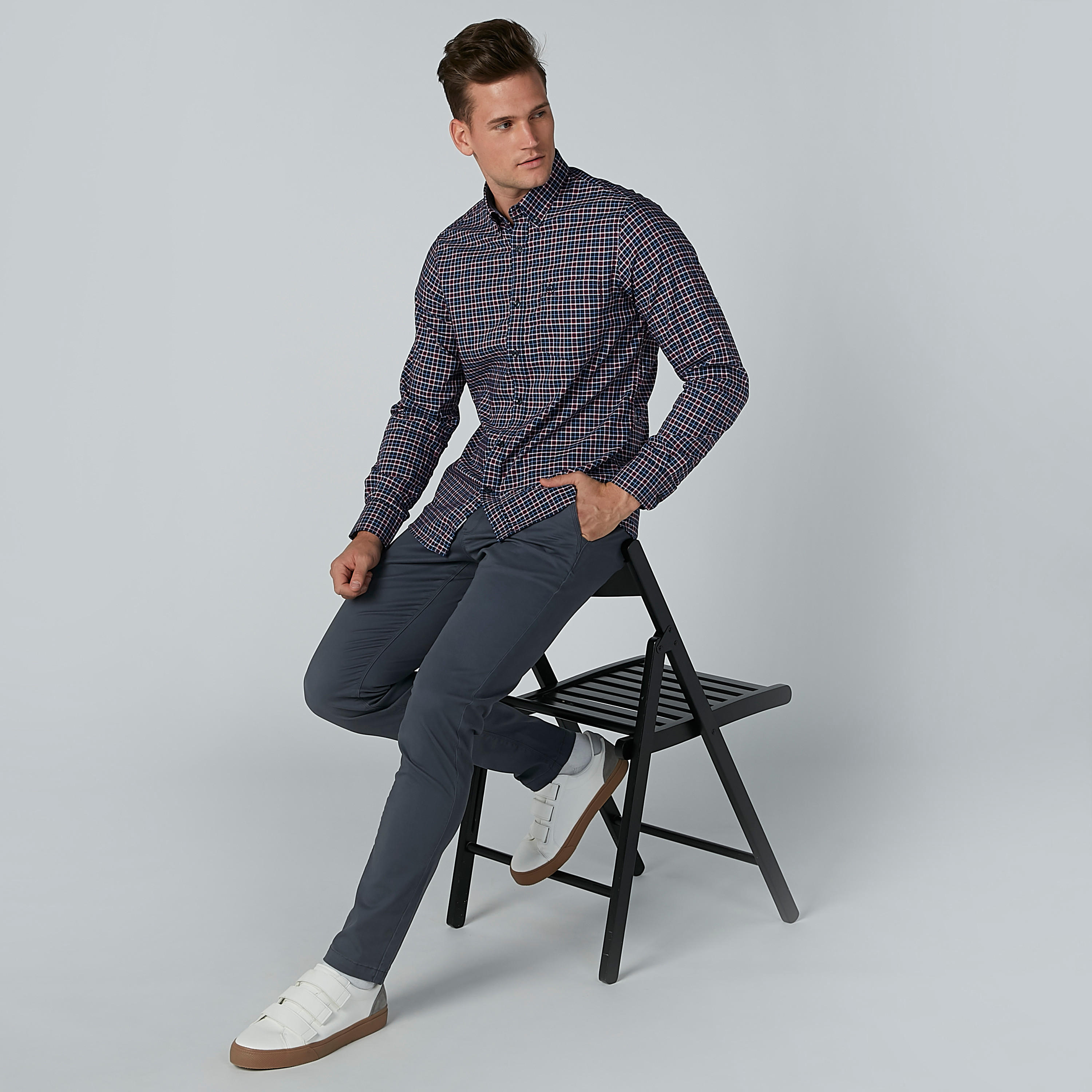 Plain Chinos with Pocket Detail-men-clothing-bottoms-trousersandchinos-trousers-image-2