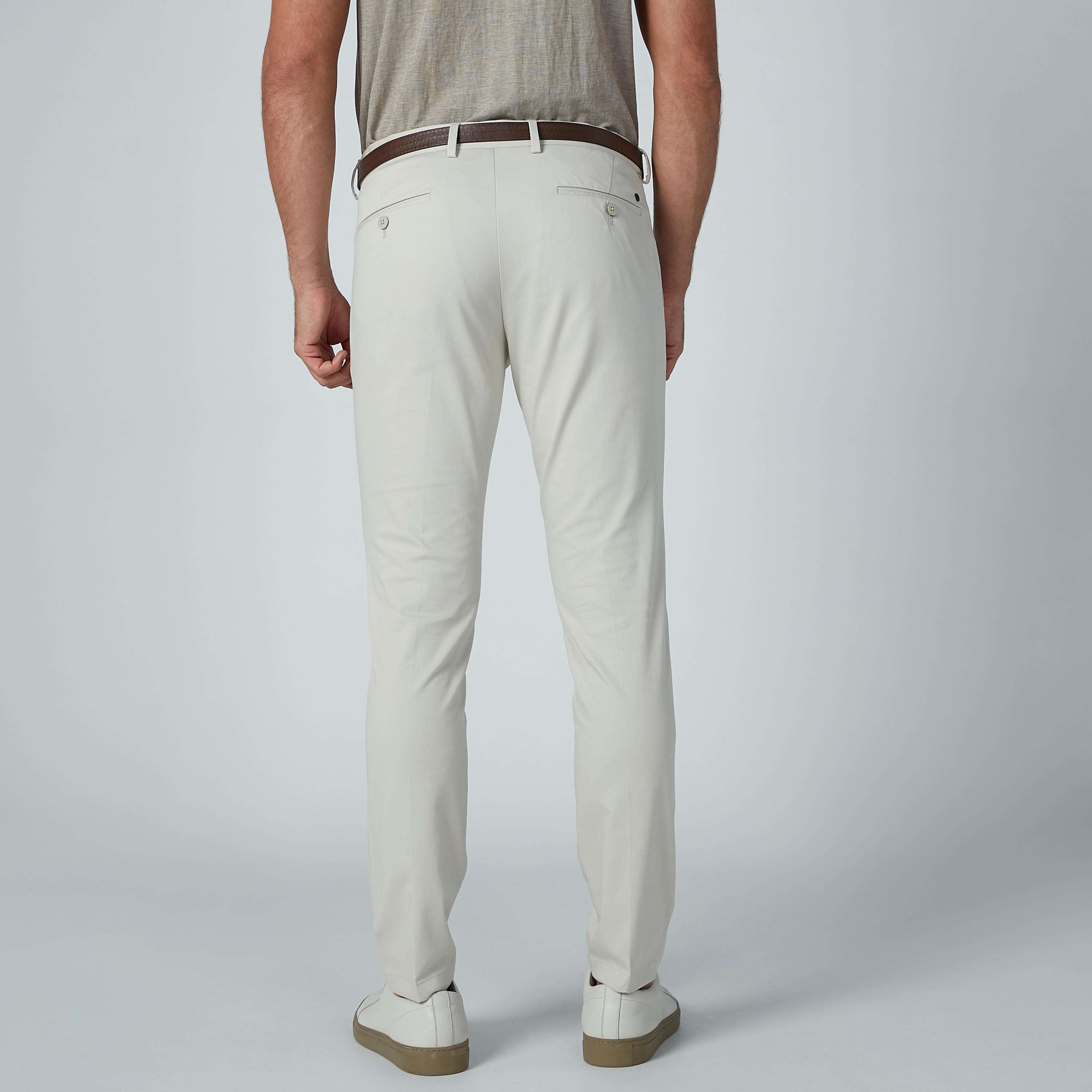 بنطال رسمي سادة بجيوب وحلقات للحزام-men-clothing-bottoms-trousersandchinos-trousers-image-5