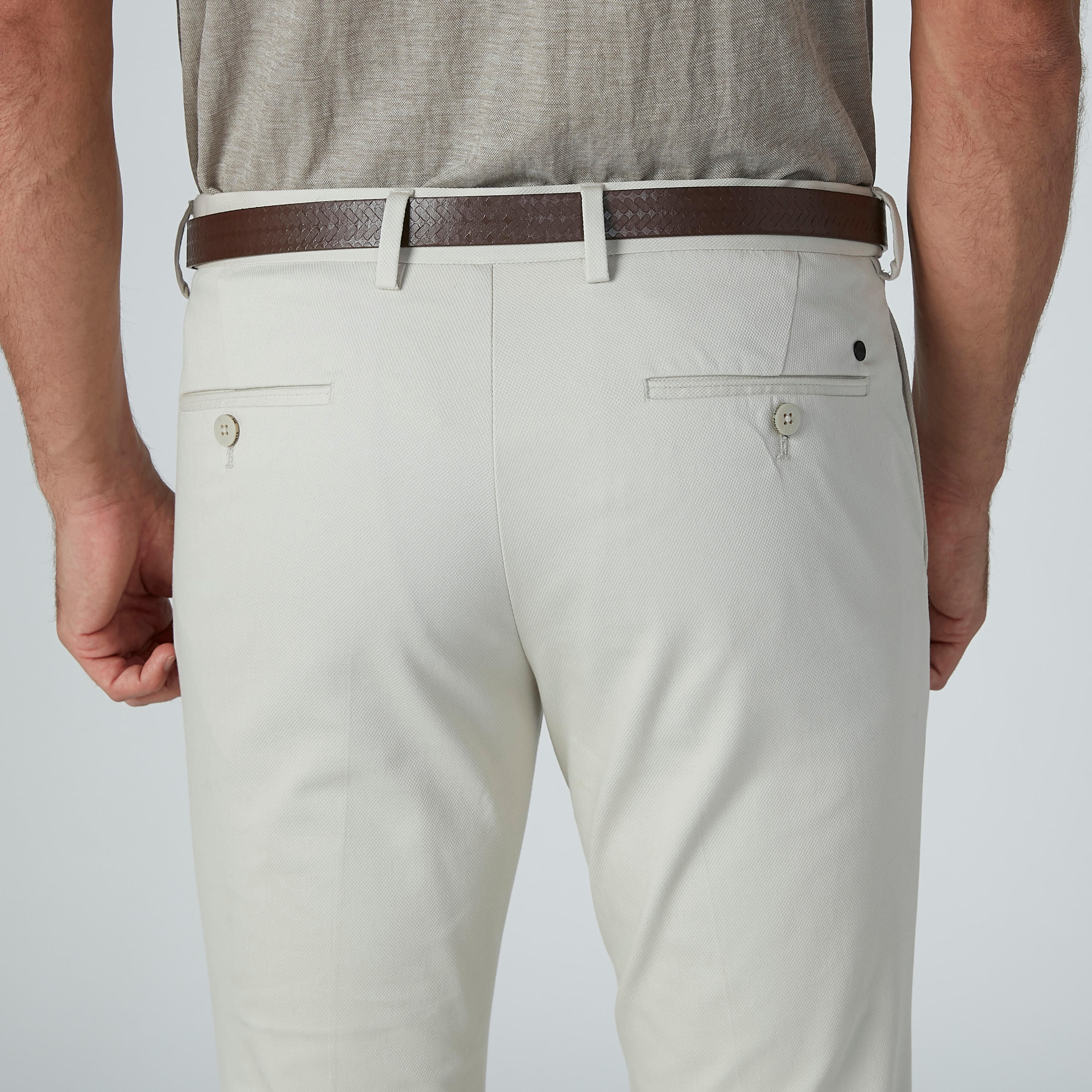 بنطال رسمي سادة بجيوب وحلقات للحزام-men-clothing-bottoms-trousersandchinos-trousers-image-6