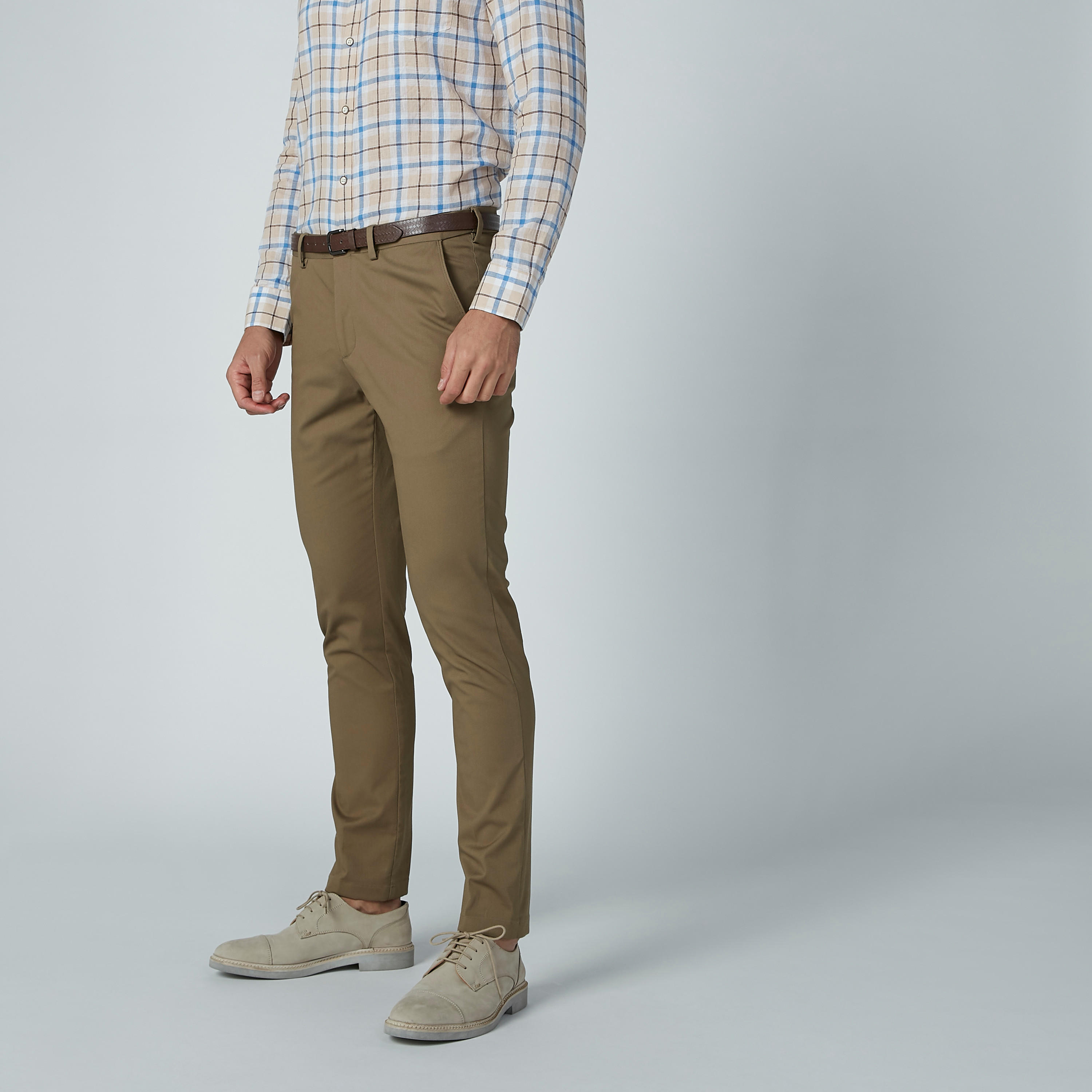 بنطال رسمي سادة بجيوب وحلقات للحزام-men-clothing-bottoms-trousersandchinos-trousers-image-5