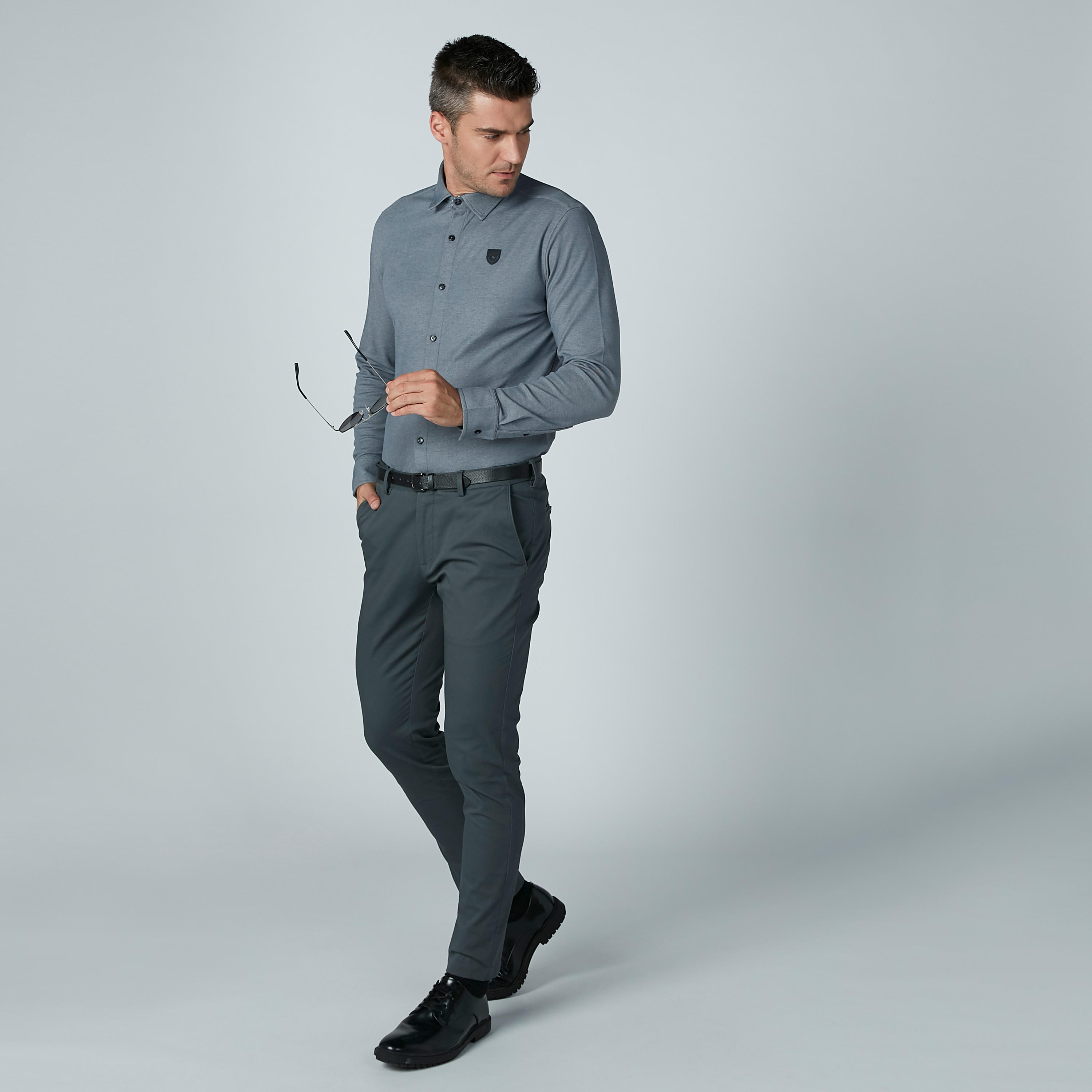 بنطال رسمي طويل بجيوب وحلقات للحزام-men-clothing-bottoms-trousersandchinos-trousers-image-2