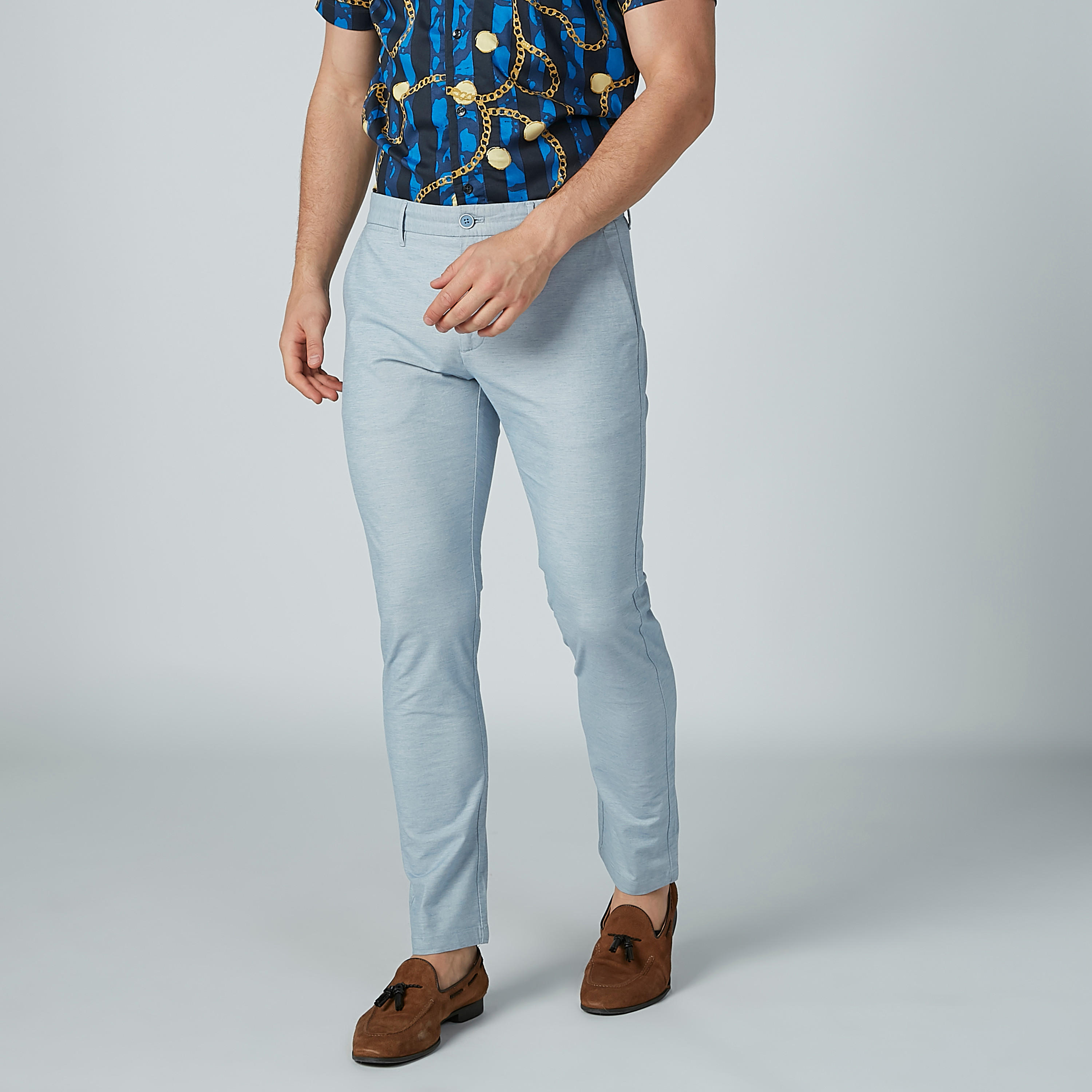 بنطال شينو طويل سادة بجيوب-men-clothing-bottoms-trousersandchinos-trousers-image-3