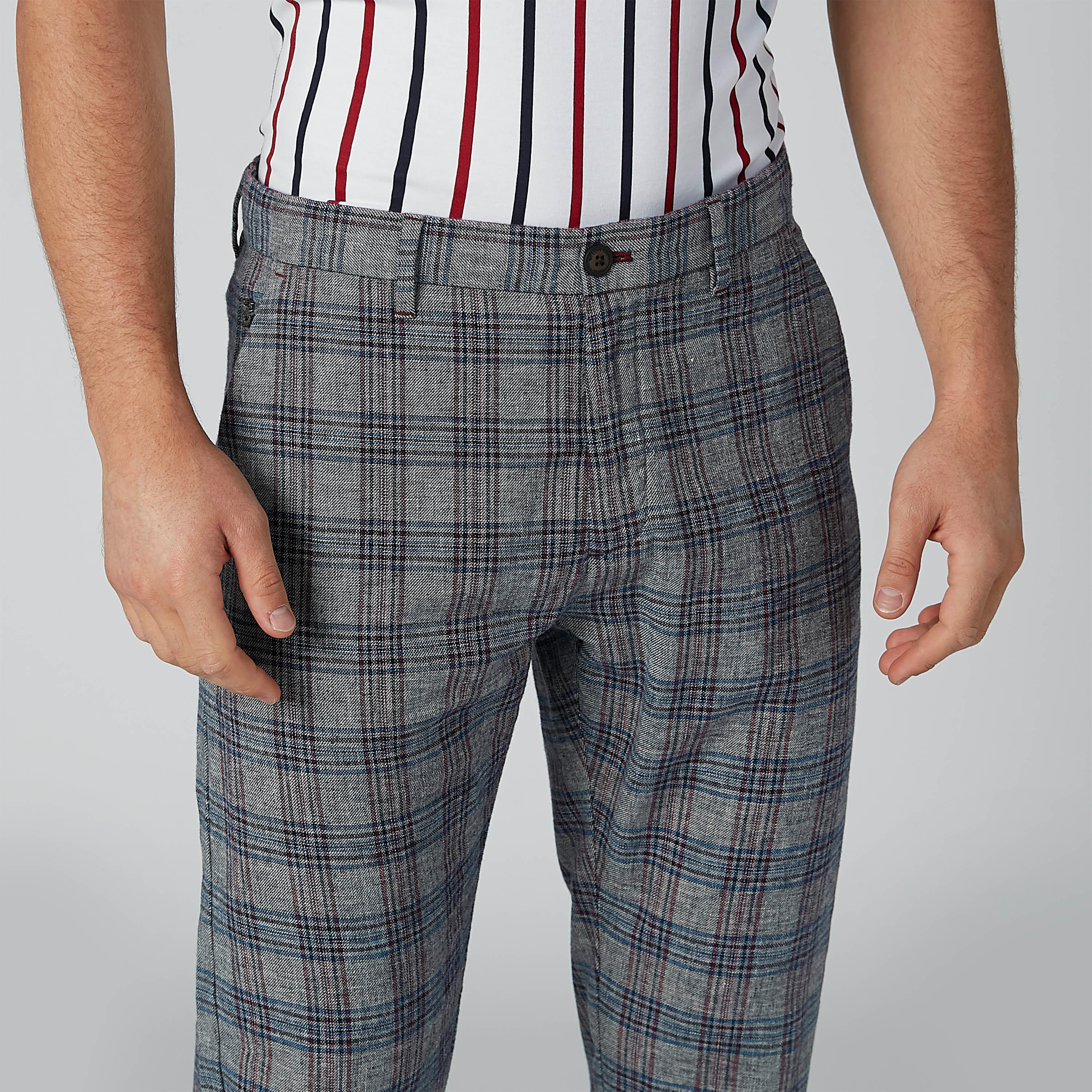 بنطال كاروهات بجيوب-men-clothing-bottoms-trousersandchinos-trousers-image-3