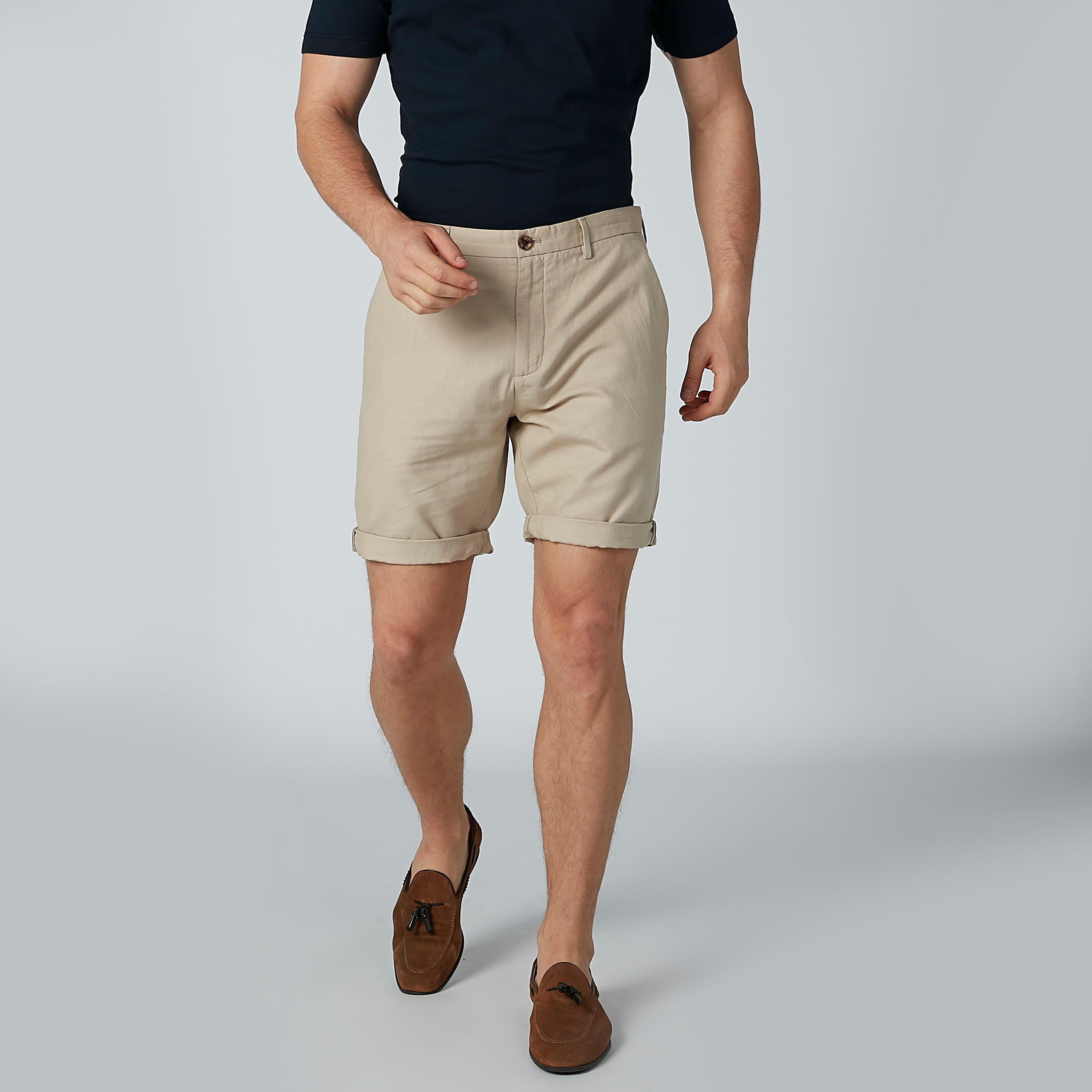 شورت سادة بزر إغلاق وجيوب-men-clothing-bottoms-shorts-image-5