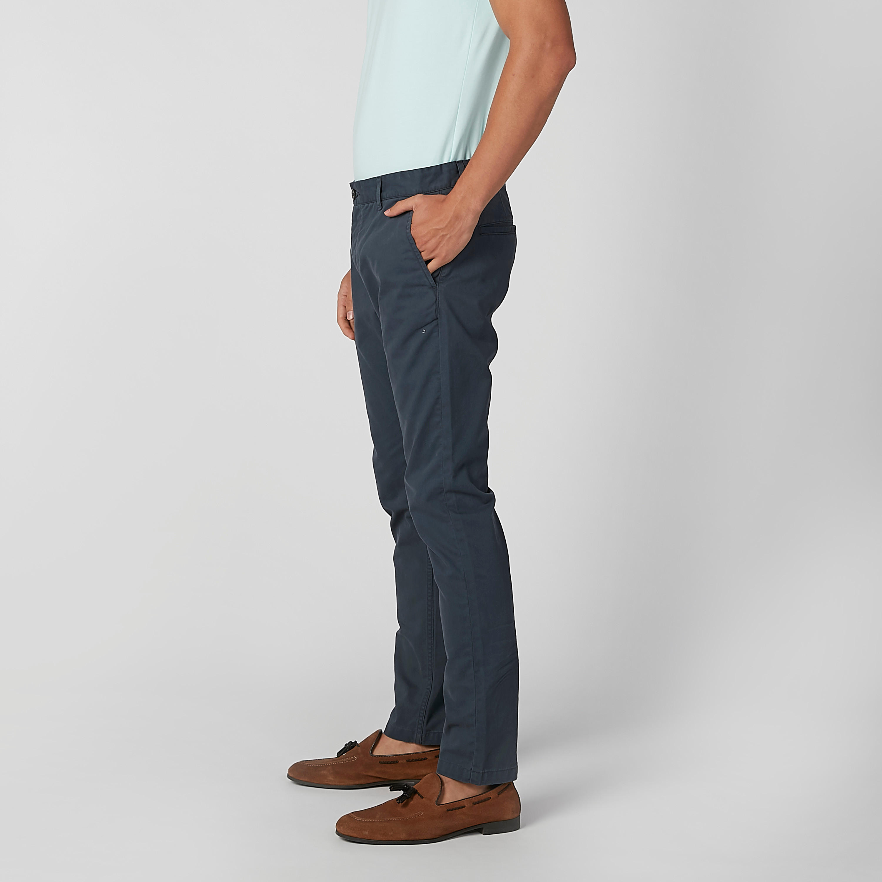 بنطال طويل سادة بجيوب وحلقات للحزام-men-clothing-bottoms-trousersandchinos-trousers-image-3