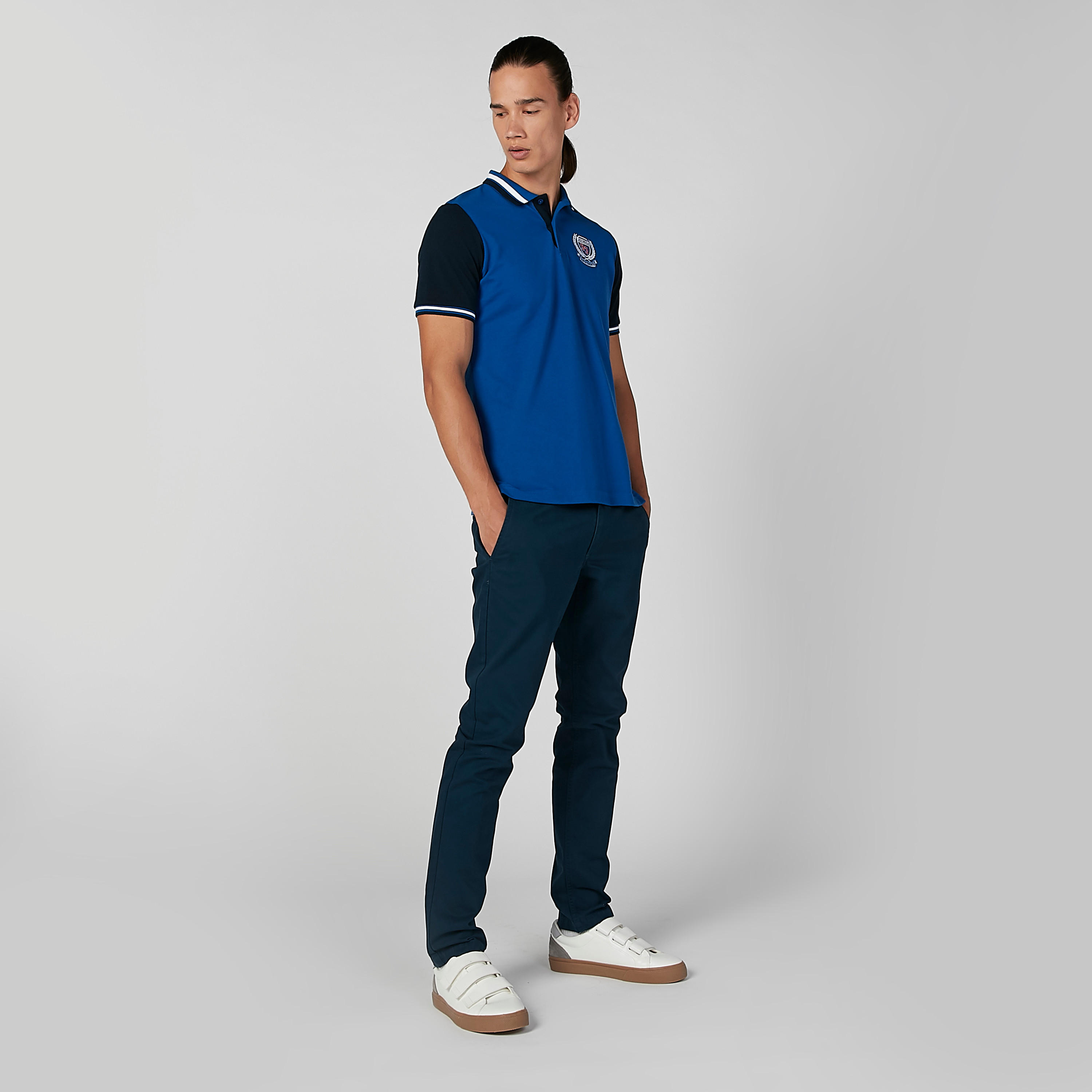 Solid Trousers with Pocket Detail and Belt Loops-men-clothing-bottoms-trousersandchinos-trousers-image-2