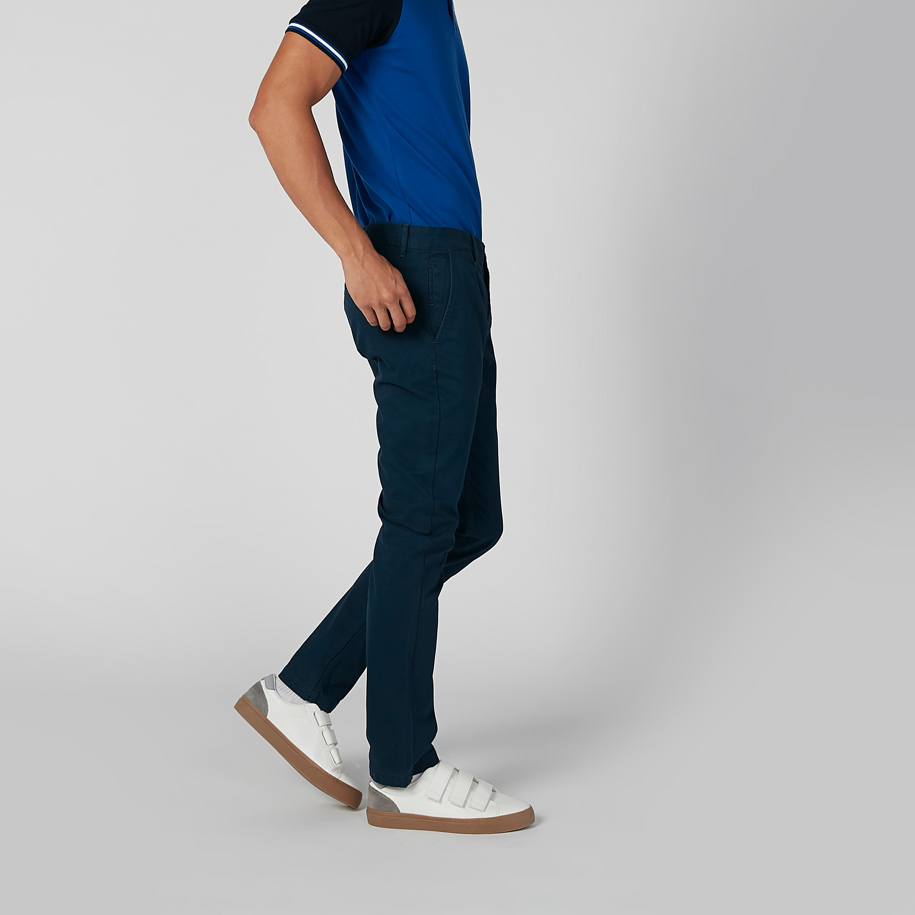 Solid Trousers with Pocket Detail and Belt Loops-men-clothing-bottoms-trousersandchinos-trousers-image-3