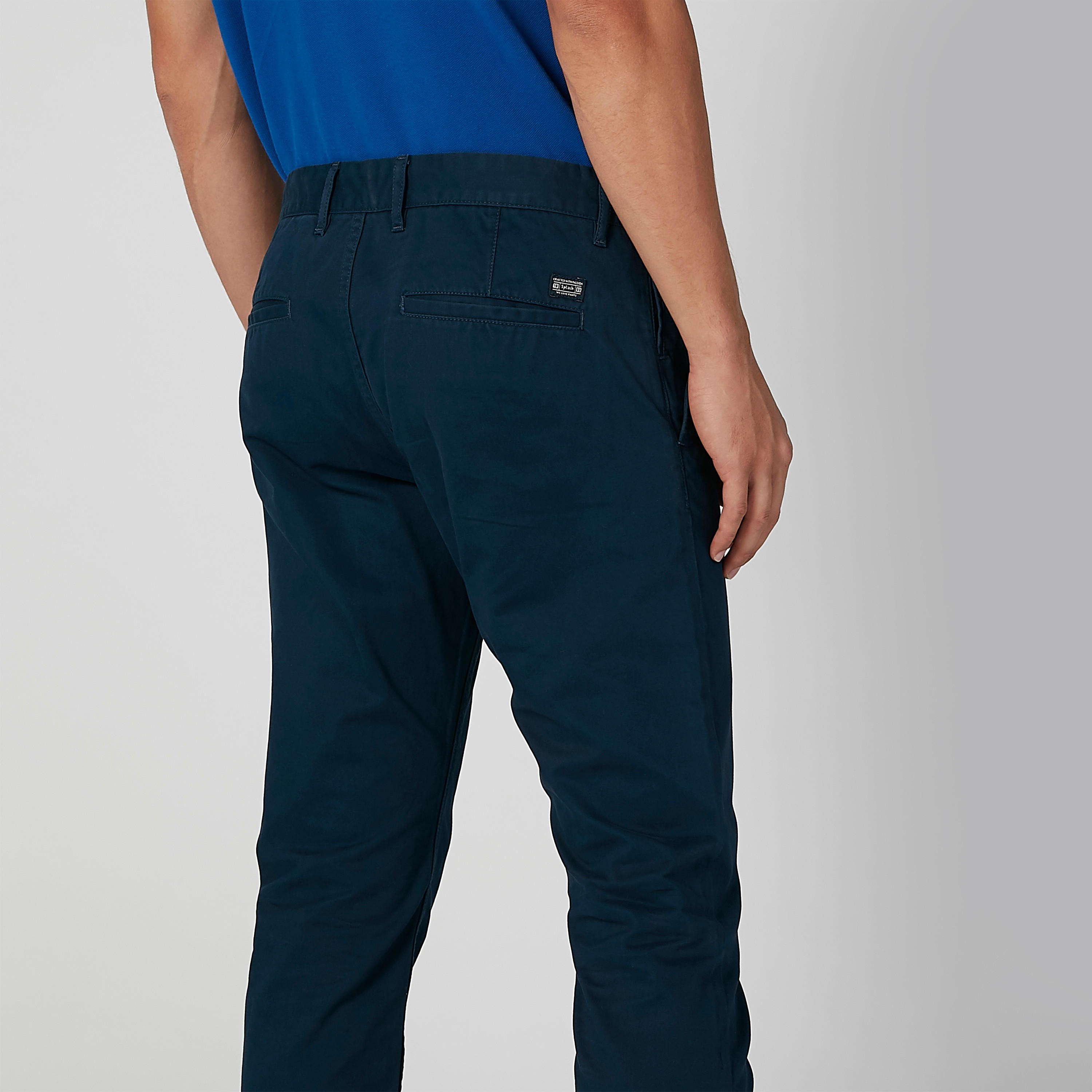 Solid Trousers with Pocket Detail and Belt Loops-men-clothing-bottoms-trousersandchinos-trousers-image-5