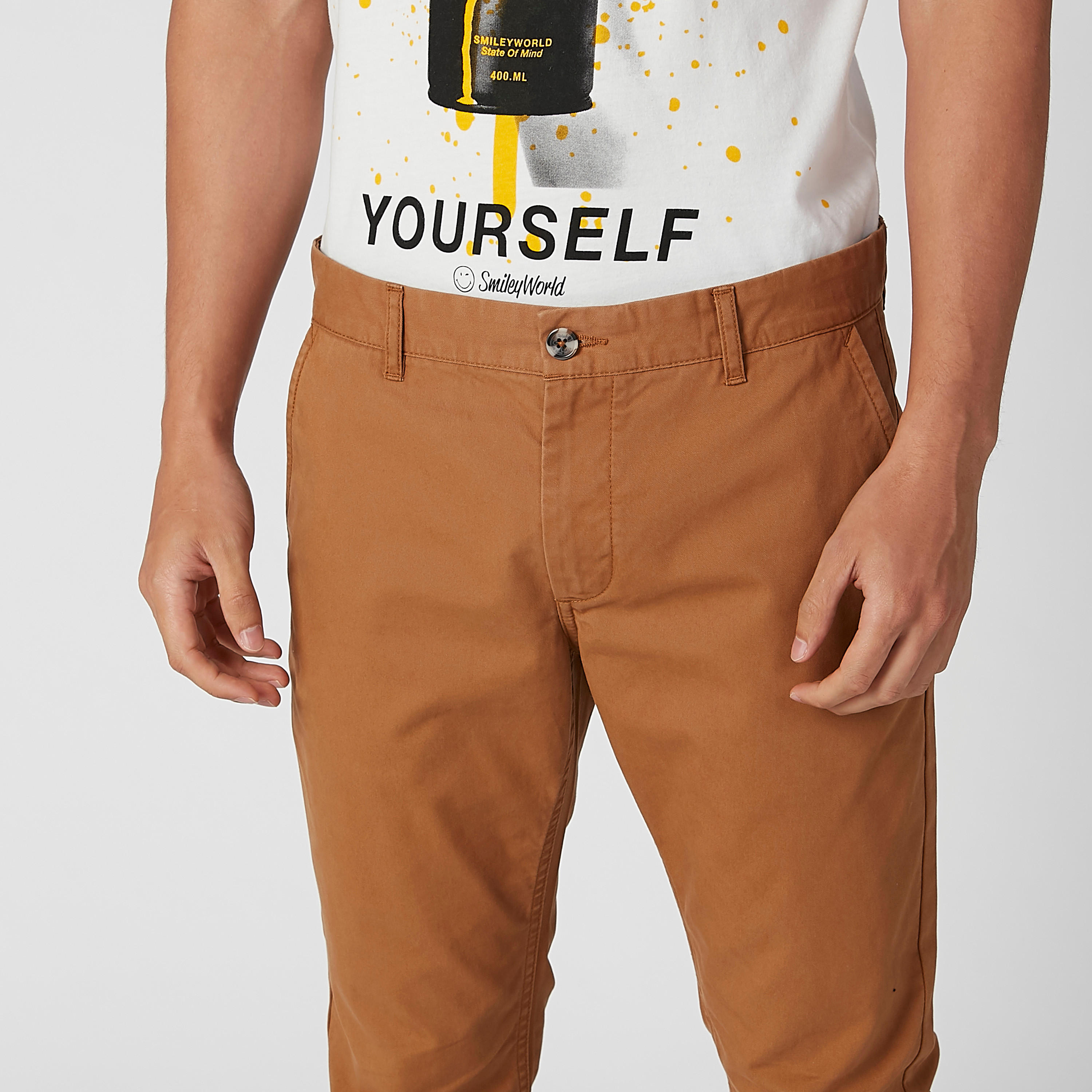 بنطال طويل سادة بجيوب وحلقات للحزام-men-clothing-bottoms-trousersandchinos-trousers-image-4