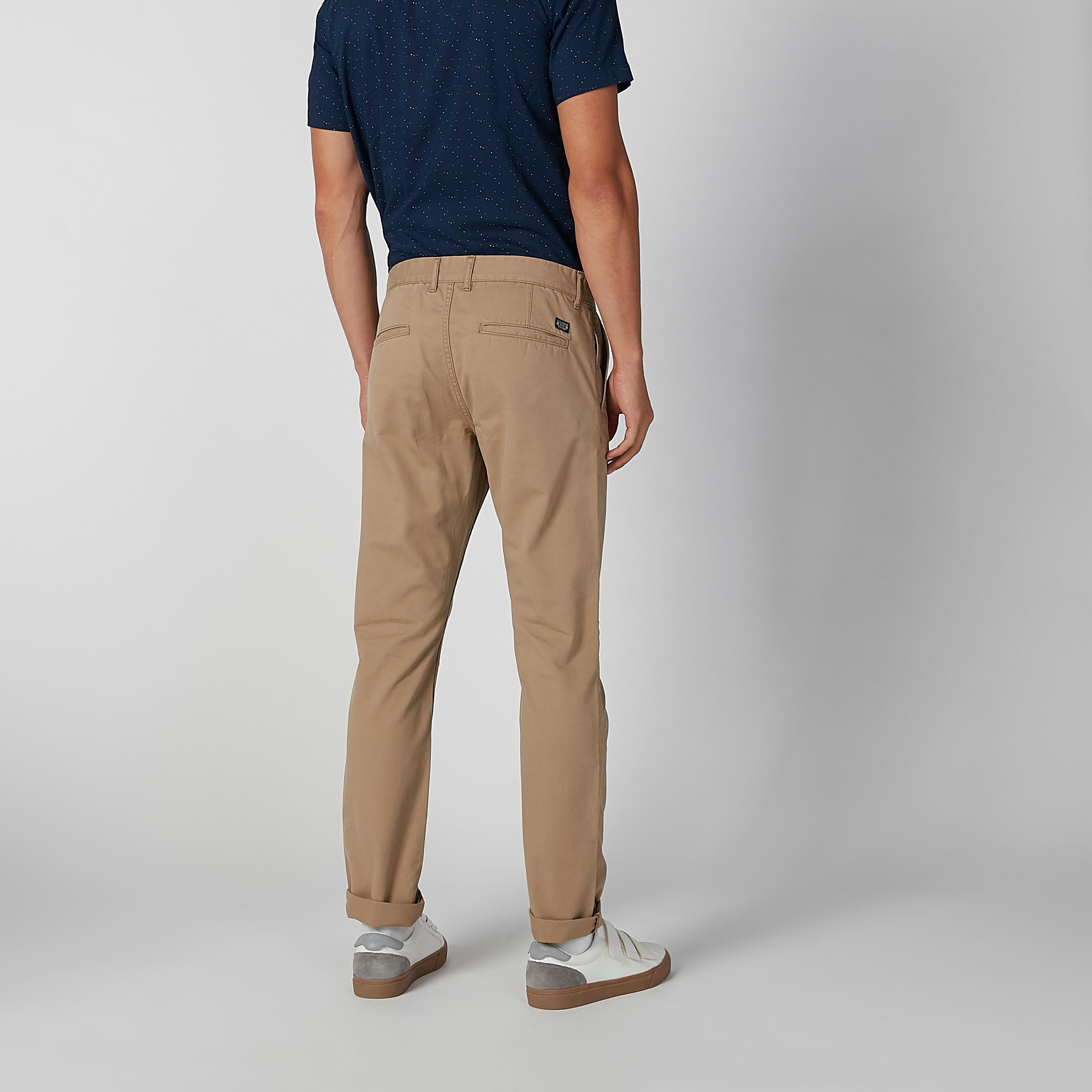 بنطال طويل سادة بجيوب وحلقات للحزام-men-clothing-bottoms-trousersandchinos-trousers-image-6