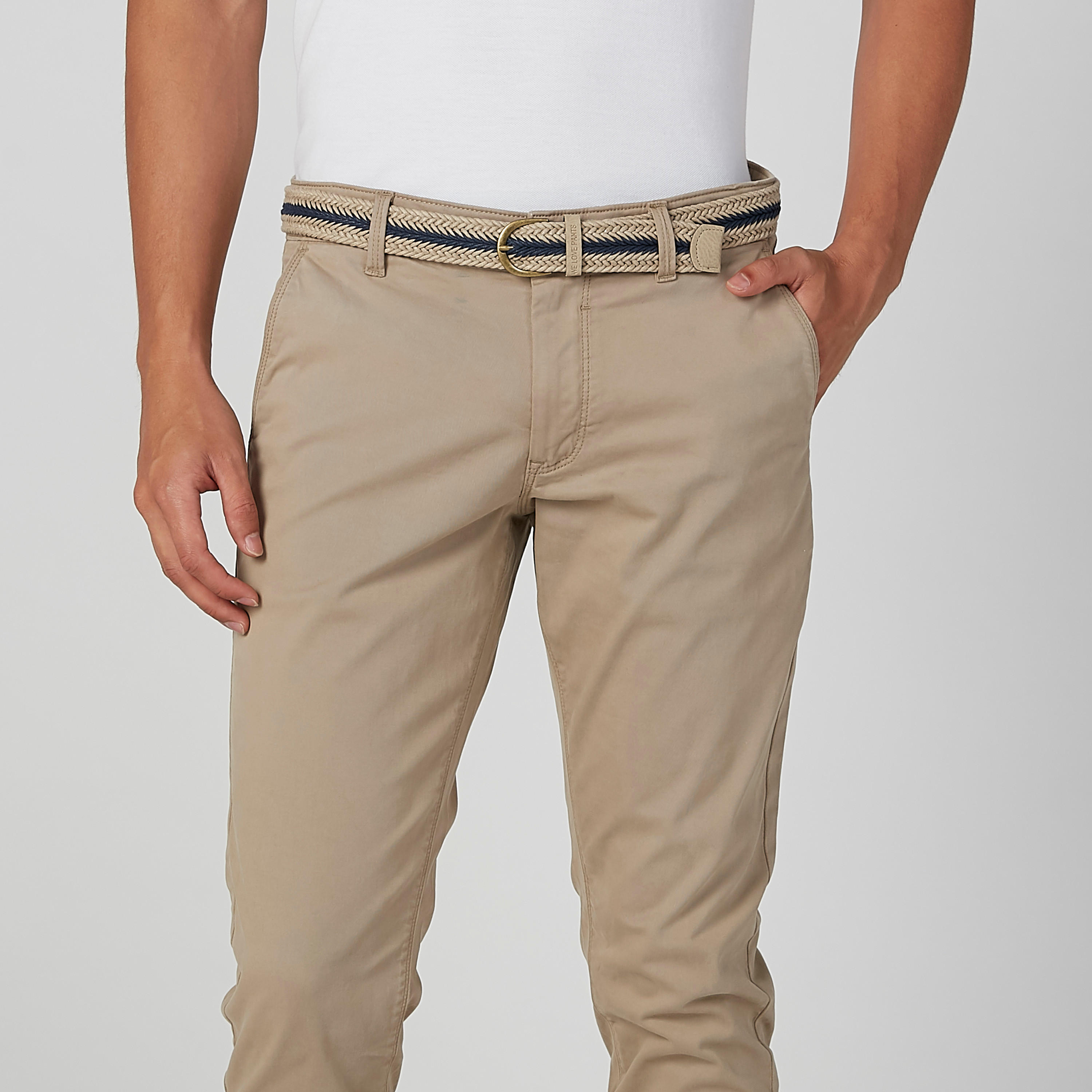 بنطلون مستدام شينو طويل سليم بخصر متوسط الارتفاع -men-clothing-bottoms-trousersandchinos-trousers-image-4
