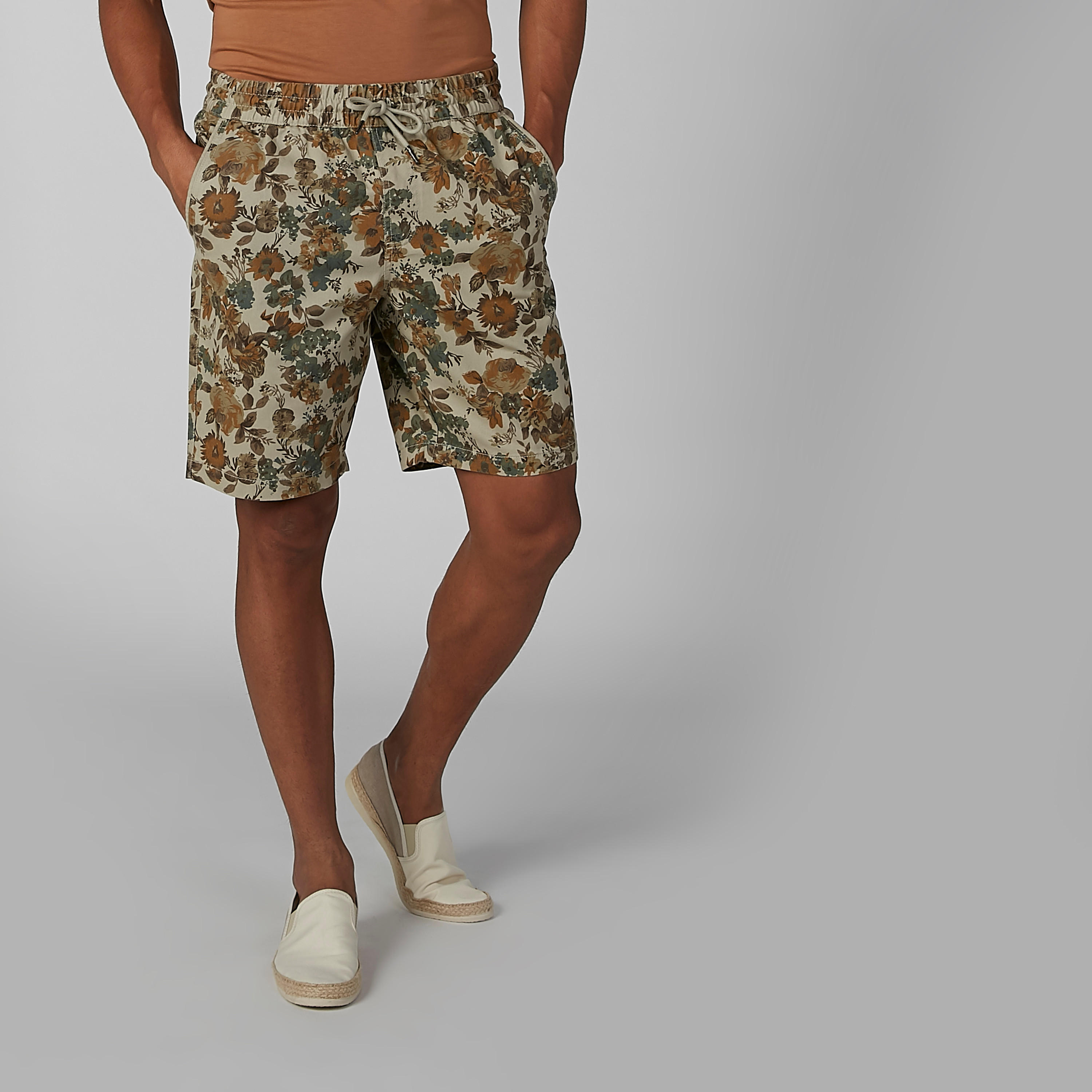 شورت مستدام برباط إغلاق وطبعات زهرية -men-clothing-bottoms-shorts-image-3