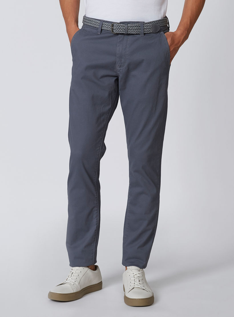 بنطال سادة طويل بجيوب وحلقات للحزام-men-clothing-bottoms-trousersandchinos-trousers-image-5