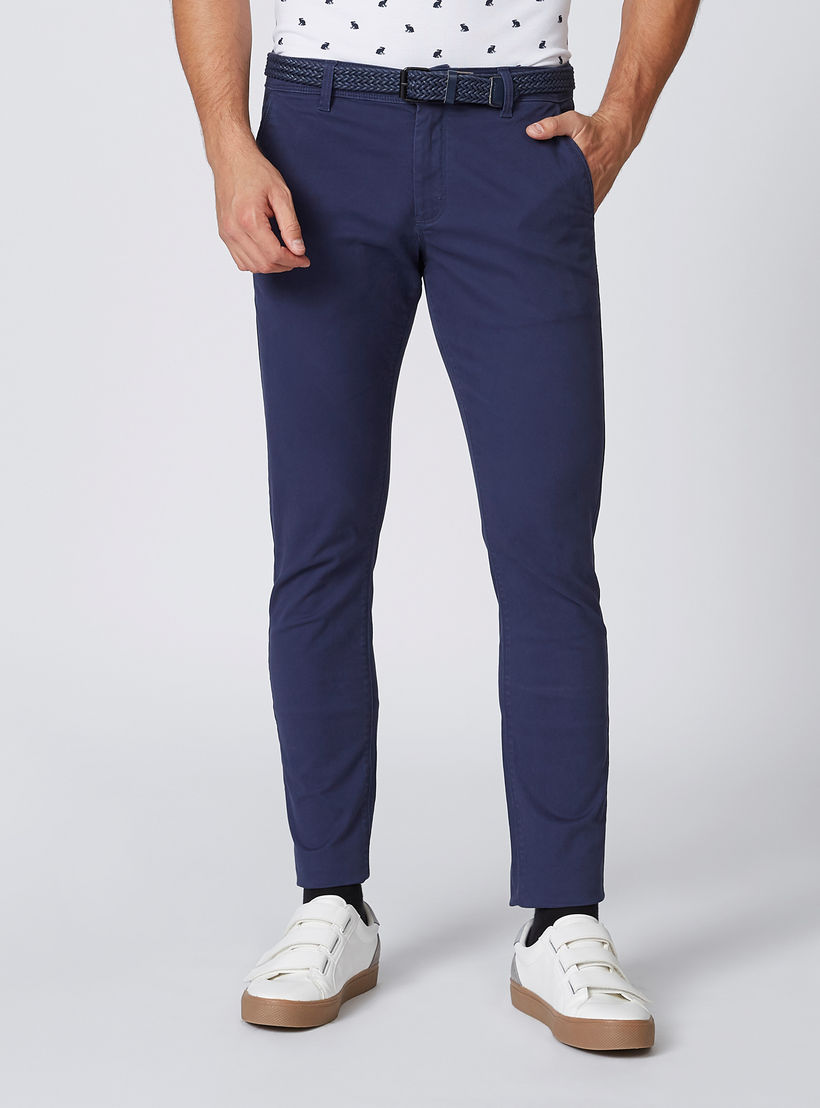 بنطلون سادة طويل بجيوب وحلقات للحزام-men-clothing-bottoms-trousersandchinos-trousers-image-1