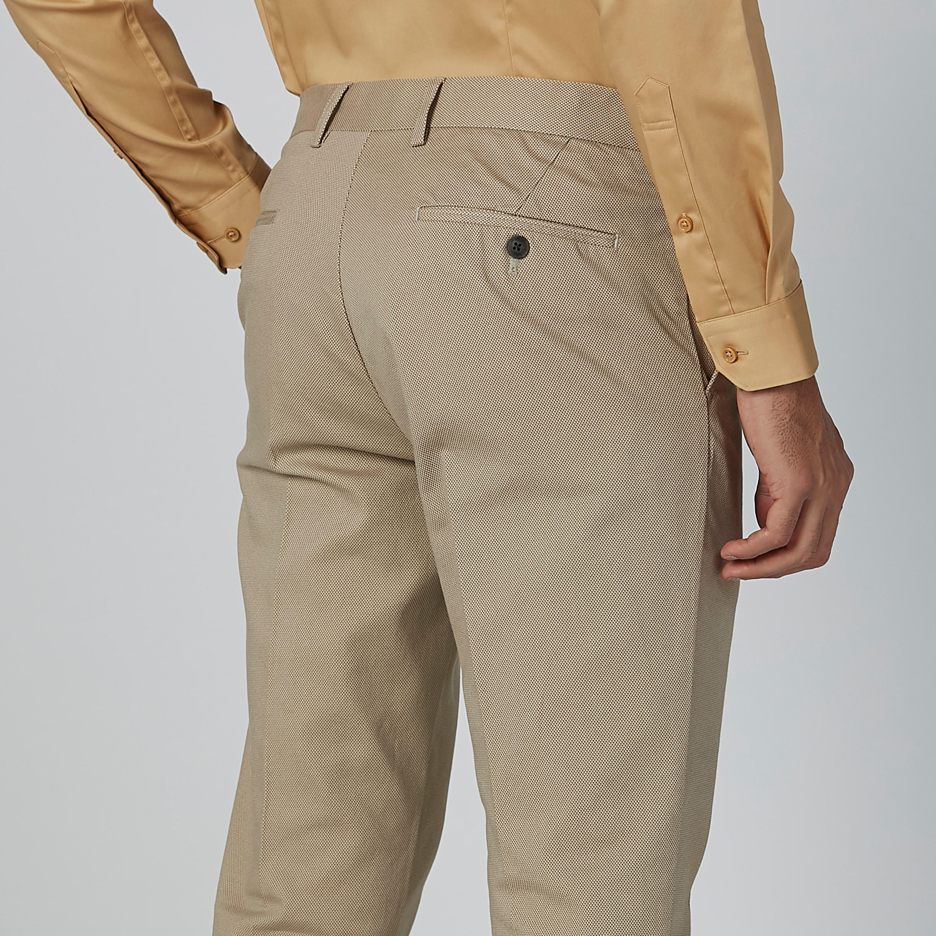 بنطال سادة بقصّة سليم وخصر متوسط الارتفاع وجيوب-men-clothing-bottoms-trousersandchinos-trousers-image-5